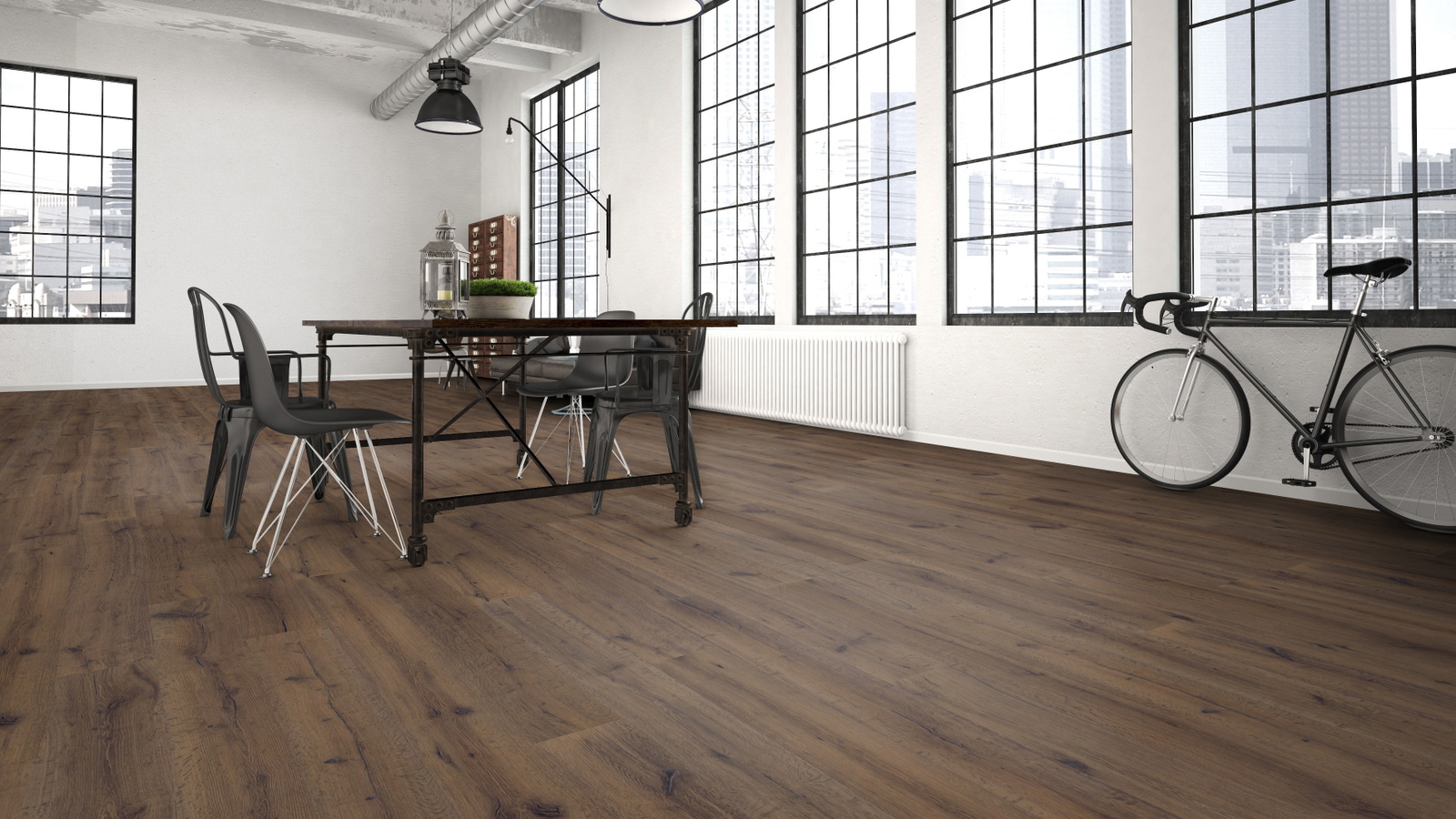 Milieubild Wohnzimmer im industriellen Stil - Bennett & Jones 1148011014