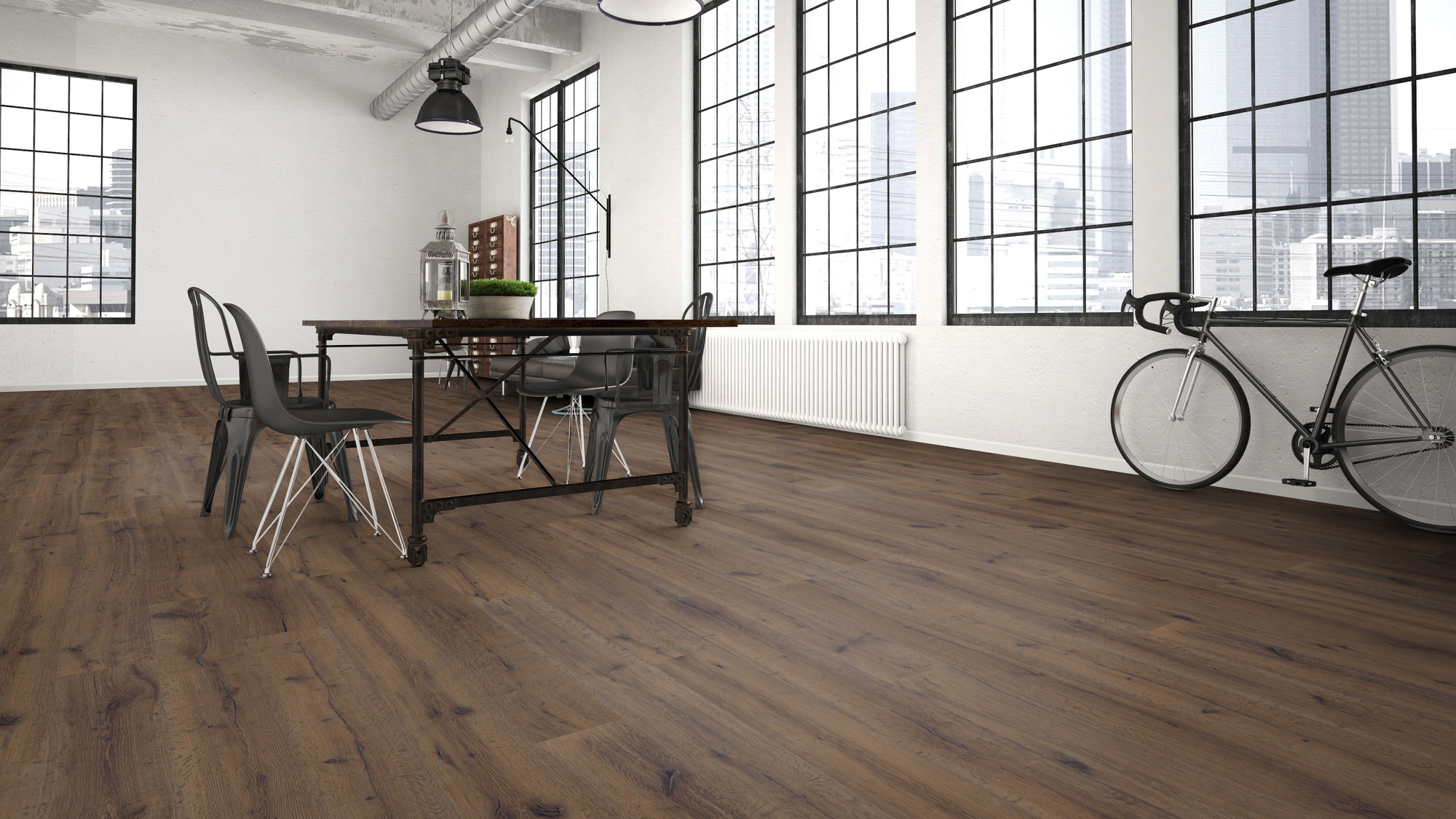Milieubild Wohnzimmer im industriellen Stil - Bennett & Jones Parkett London Calling Oak No.28 Camden Market Milieubild Wohnzimmer im industriellen Stil - Bennett & Jones 1148011014