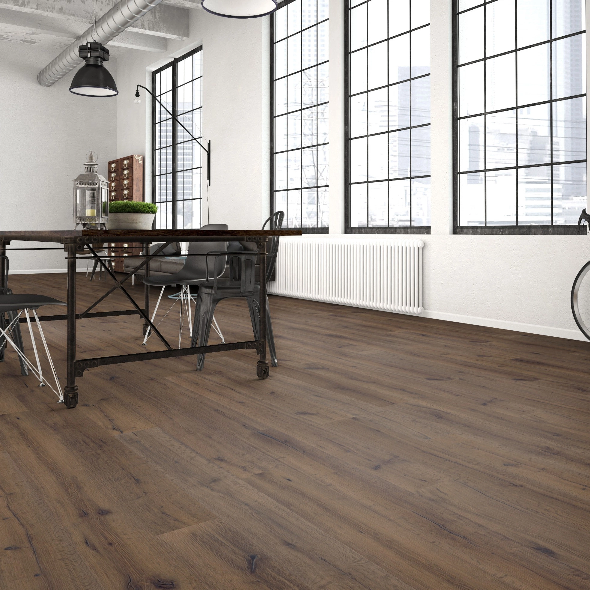Milieubild Wohnzimmer im industriellen Stil - Bennett & Jones Parkett London Calling Oak No.28 Camden Market Milieubild Wohnzimmer im industriellen Stil - Bennett & Jones 1148011014