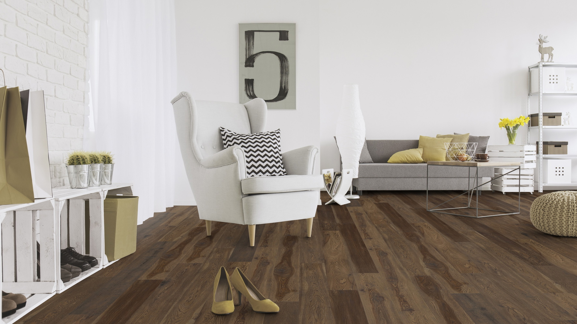 Wicanders Parkett Victoria Grafite RW04256 Natur Holzstruktur Natur-Geölt