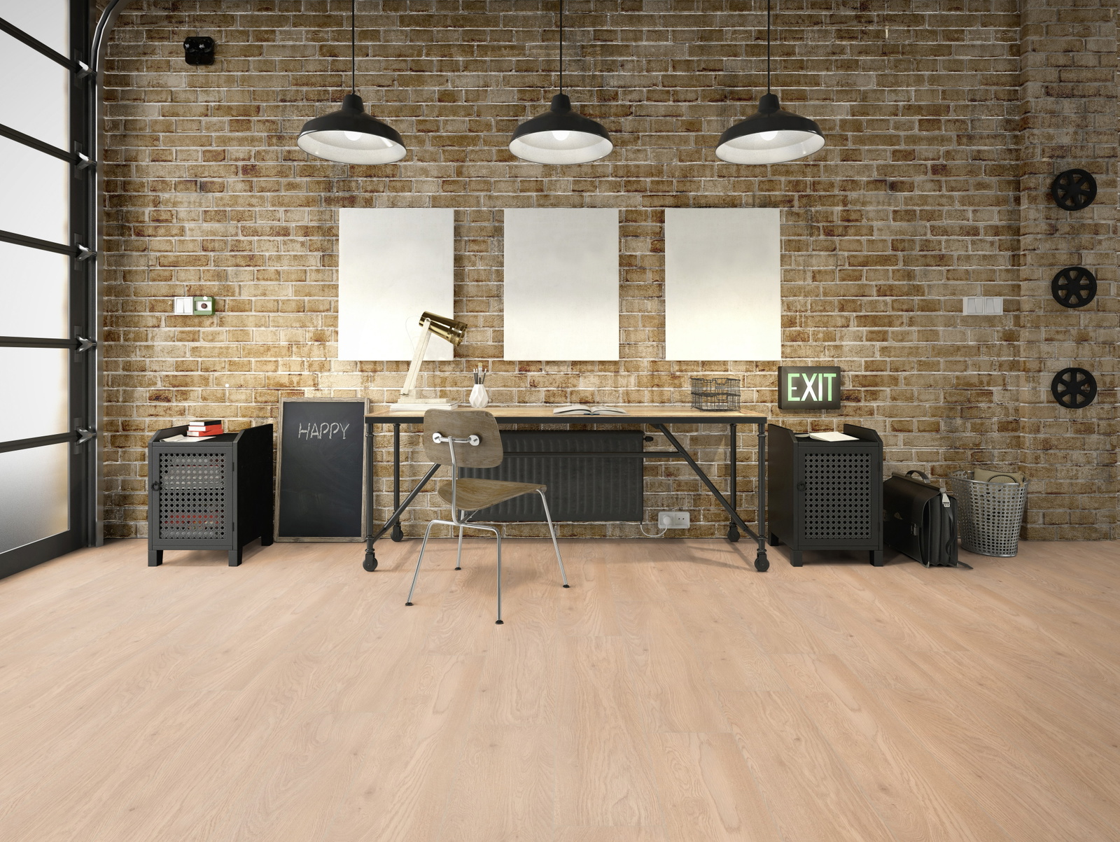 Friends by ter Hürne Laminat Eiche Flavio 243 Linear-Gebürstete Struktur