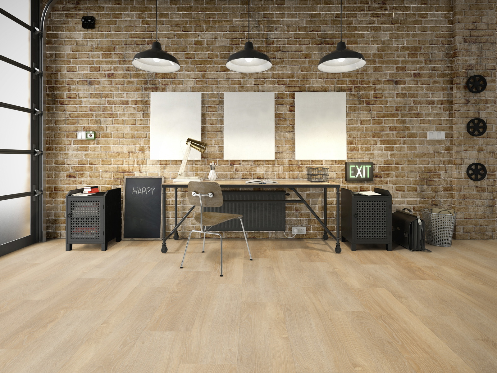 Milieubild Industrielles Wohnzimmer mit Arbeitsbereich - Friends by ter Hürne 1188210102