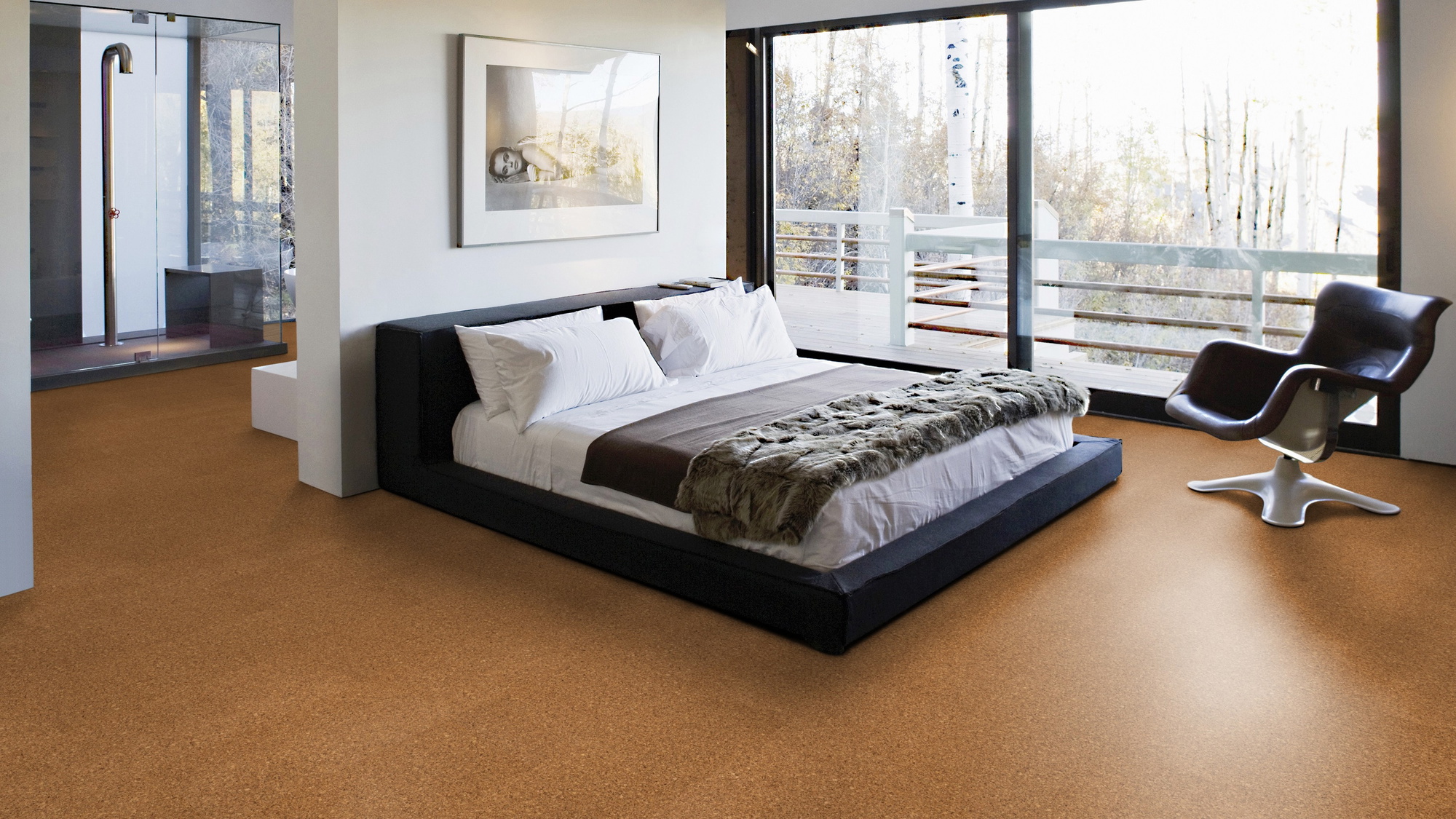 Milieubild Schlafzimmer mit Balkon - Wicanders Wise 80001631