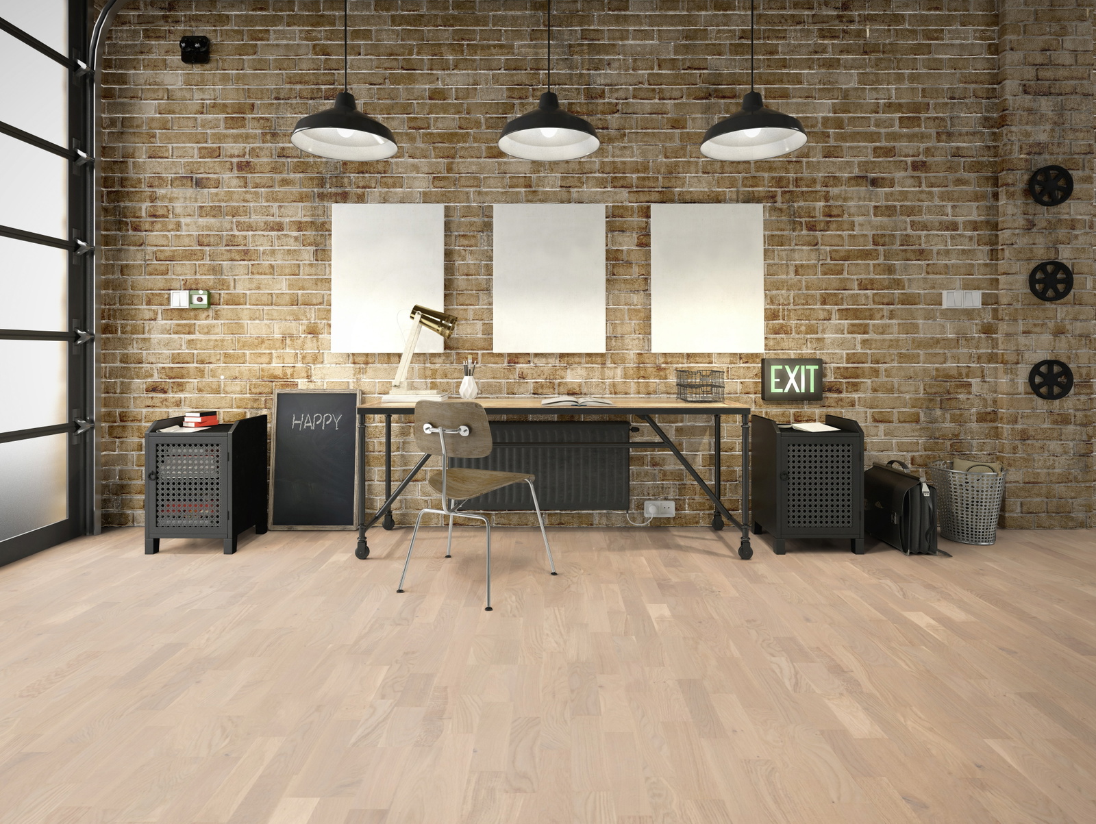 Milieubild Industrielles Wohnzimmer mit Arbeitsbereich - Friends by ter Hürne 1188312451