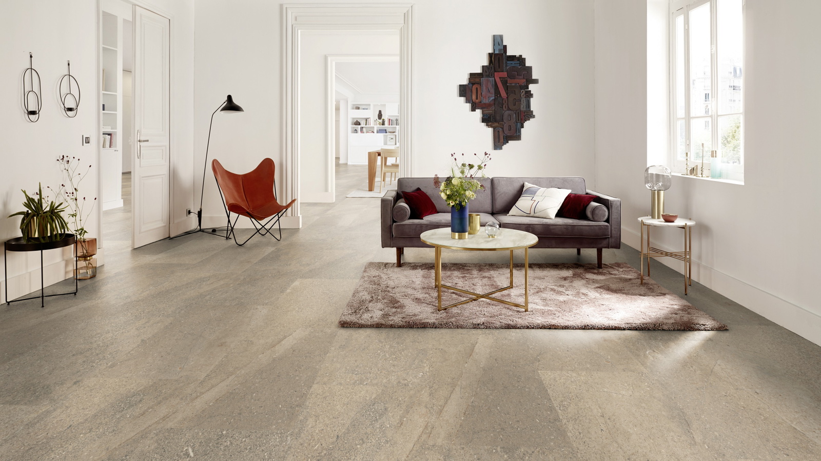Milieubild Altbau-Wohnzimmer in Stadtwohnung - Tarkett 260008037