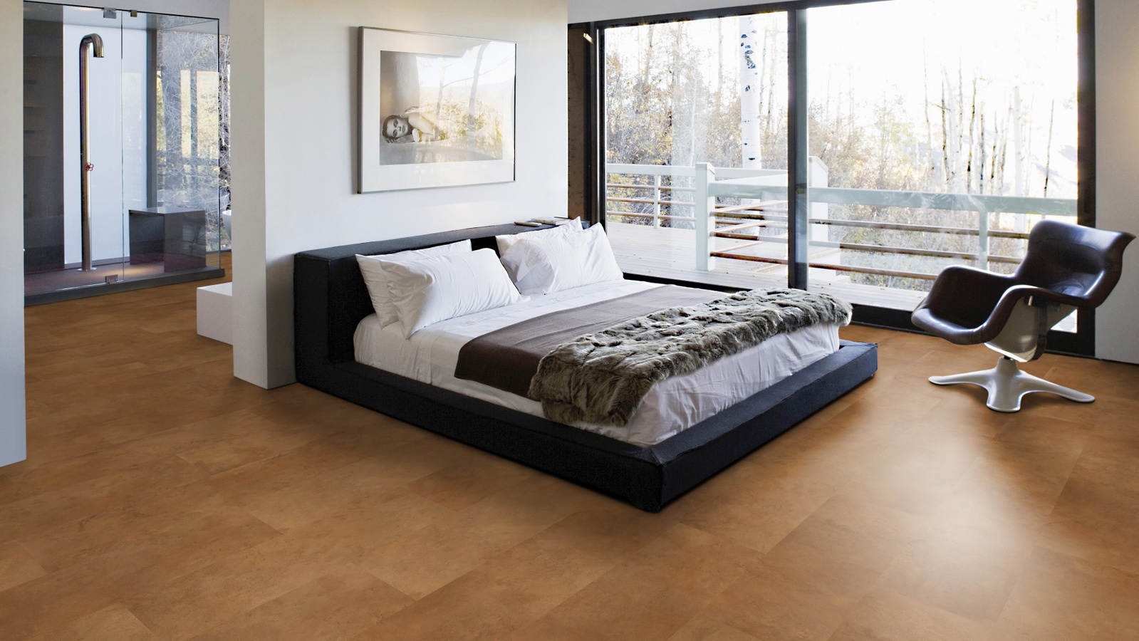 Milieubild Schlafzimmer mit Balkon - Wicanders Wise 80003903