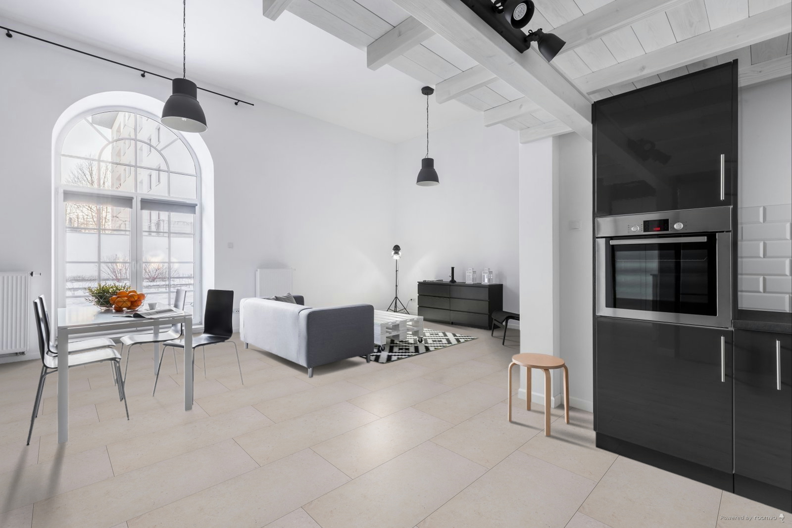 Milieubild Wohnzimmer mit Essbereich - BerryAlloc 60002258
