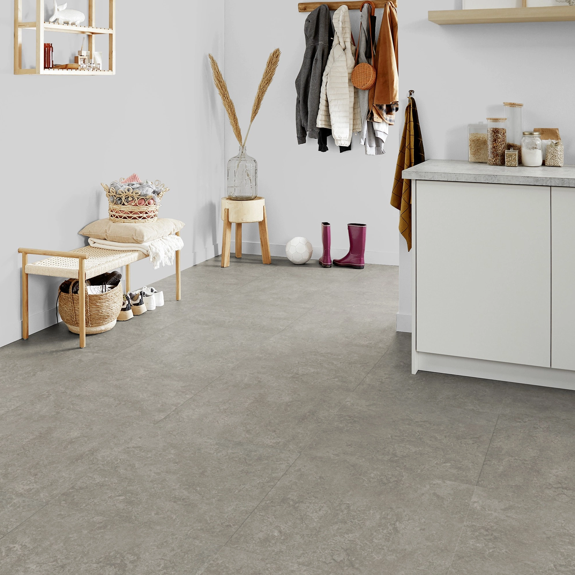 Forbo Flooring Linoleum Marmoleum Modular Neutral Serene Grey t3146 Forbo Flooring Linoleum Marmoleum Modular Neutral Serene Grey t3146