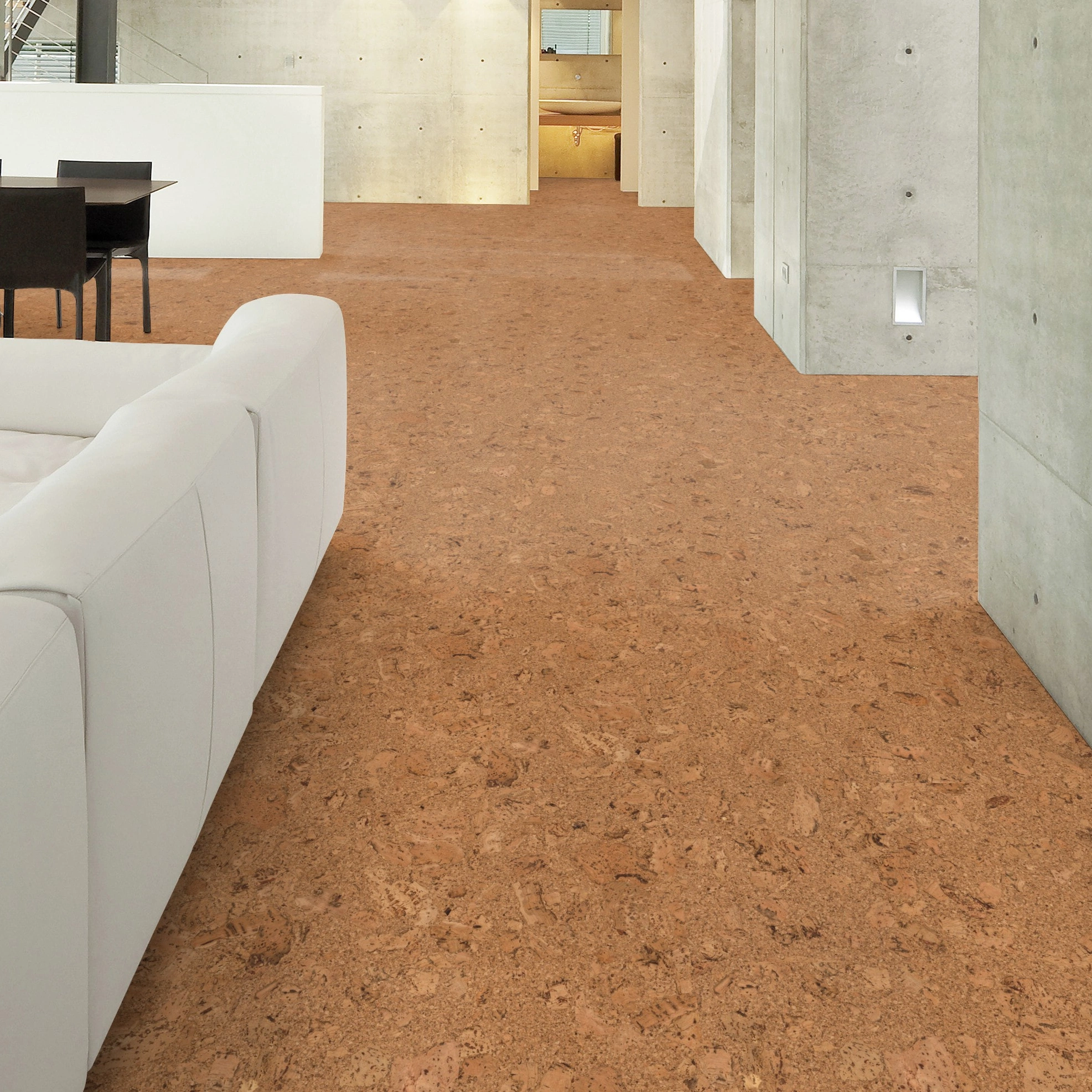 Milieubild Wohnzimmer im Loft-Stil - Wicanders Wise HDF Klick-Korkboden cork Essence Originals Shell Milieubild Wohnzimmer im Loft-Stil - Wicanders Wise 80002239