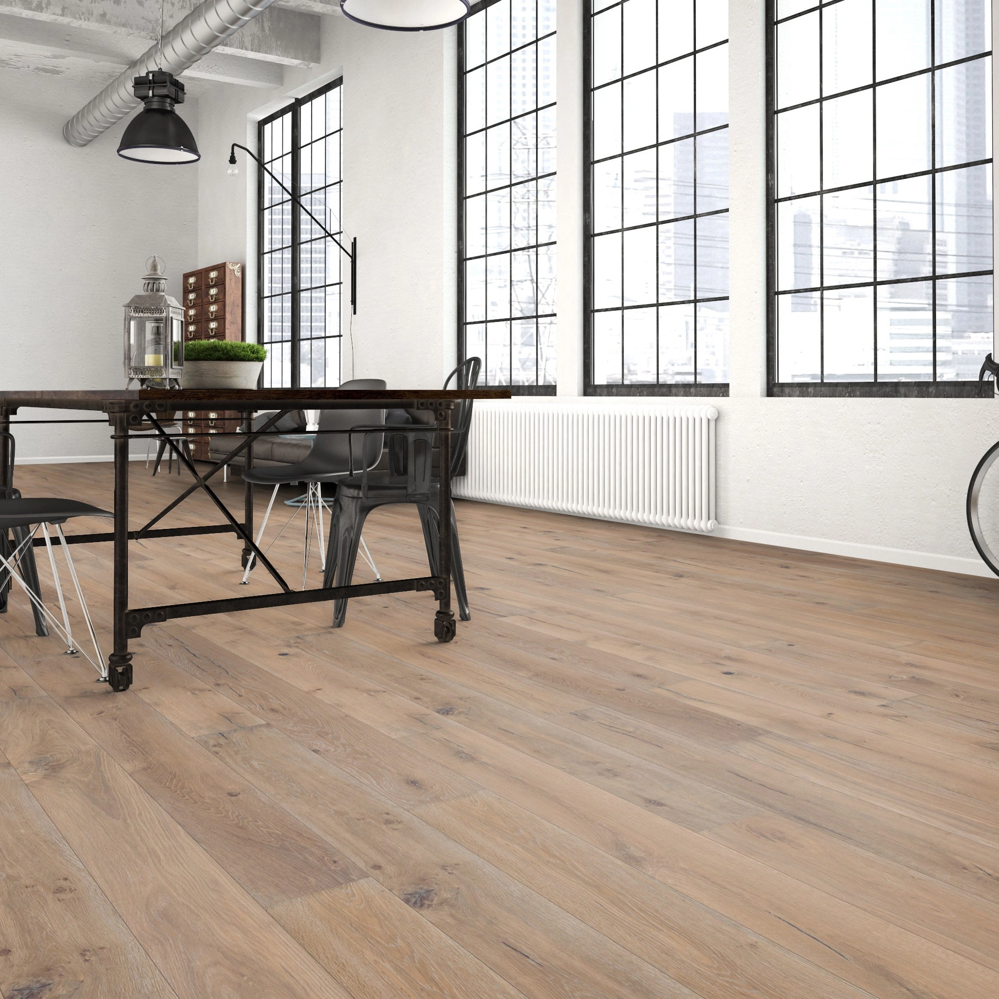 Milieubild Wohnzimmer im industriellen Stil - Bennett & Jones Parkett Britain's Finest Oak No.12 Lancaster Milieubild Wohnzimmer im industriellen Stil - Bennett & Jones 1148011911