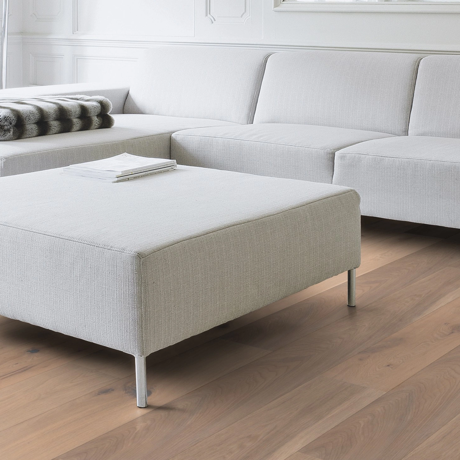 Milieubild Wohnzimmer mit Couch - Nahansicht - Wicanders Wise Parkett Manor House Lumley Milieubild Wohnzimmer mit Couch - Nahansicht - Wicanders Wise 82000105