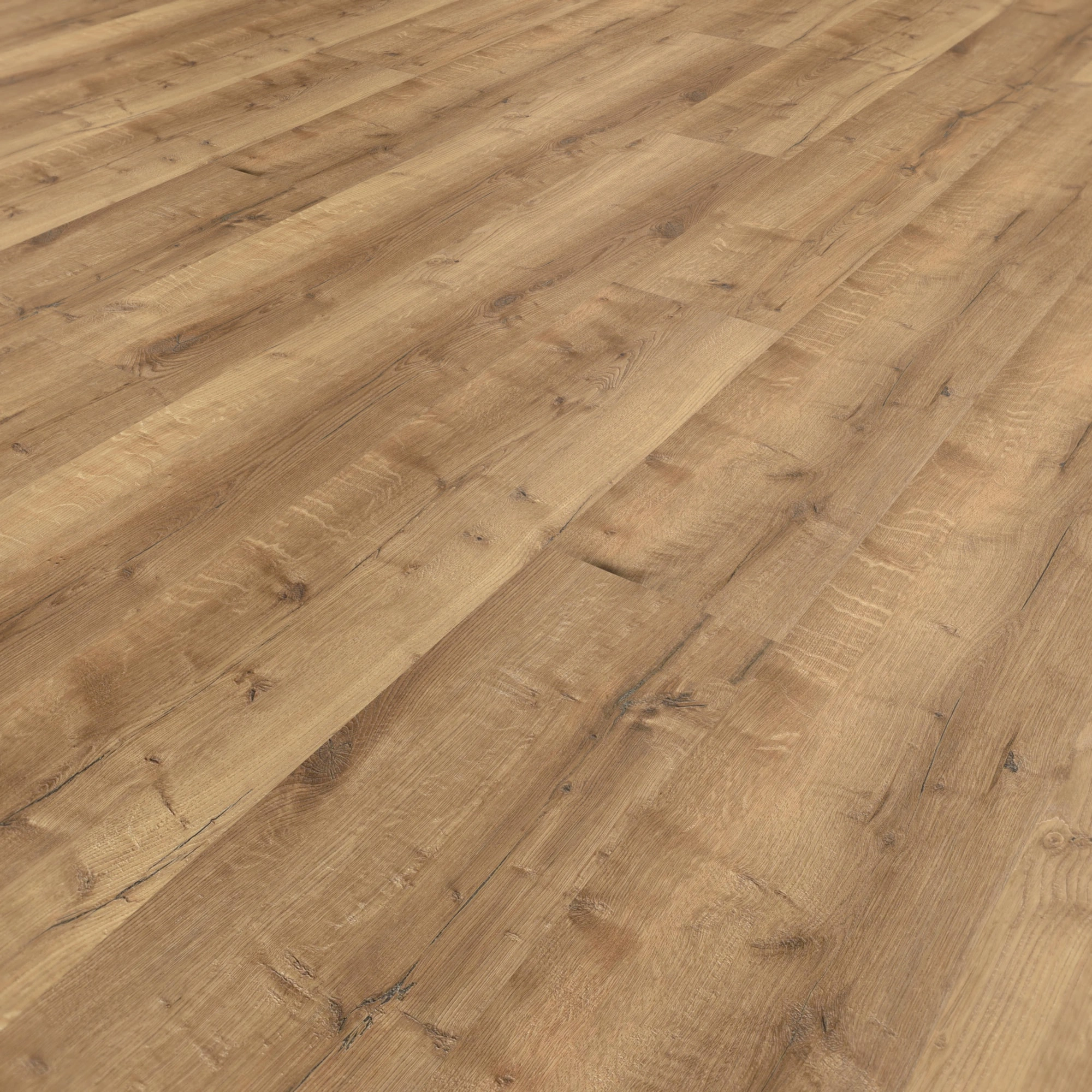 Perspektivische Ansicht - wineo Klebe-Vinyl wineo 400 wood XL Comfort Oak Mellow Perspektivische Ansicht - wineo DB129WXL