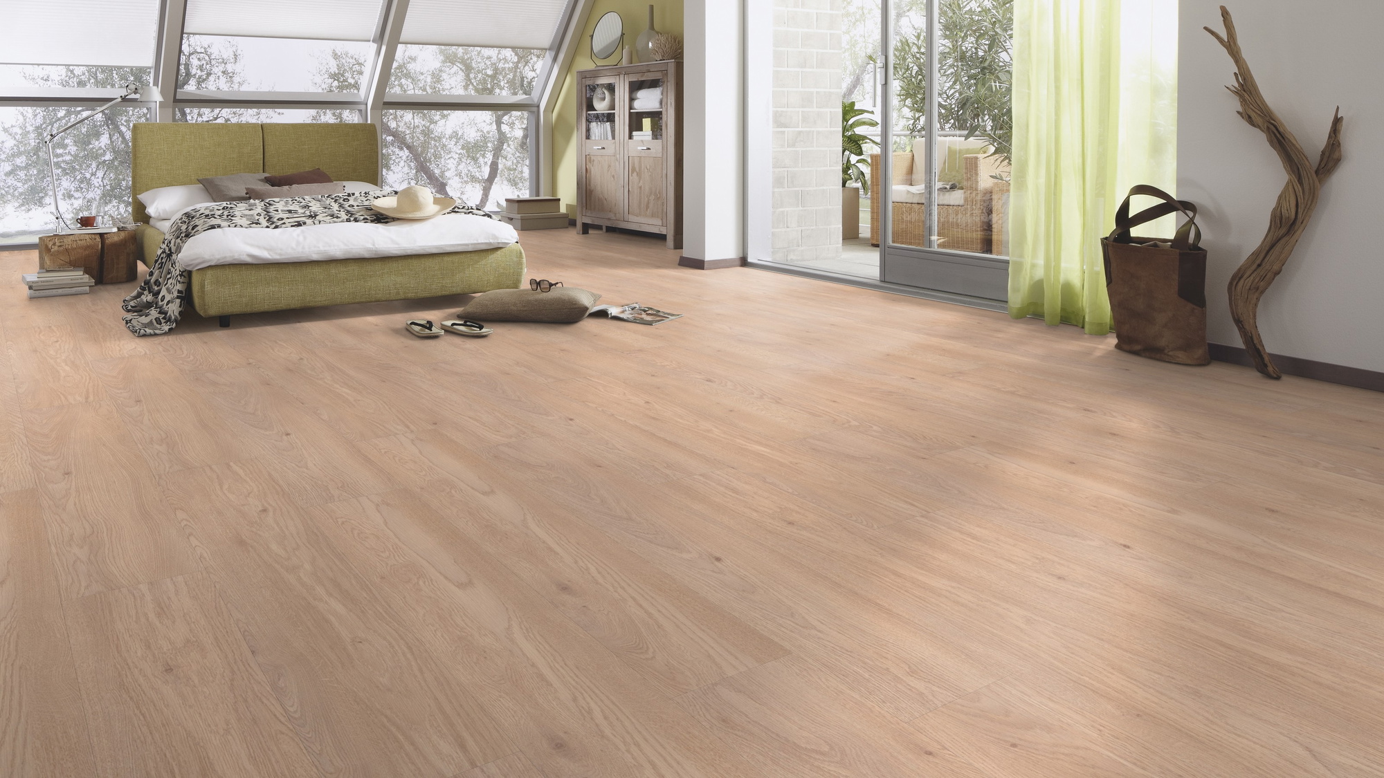 Milieubild Schlafzimmer im modernen Dachgeschoss - MEISTER 600015-1288198-07015