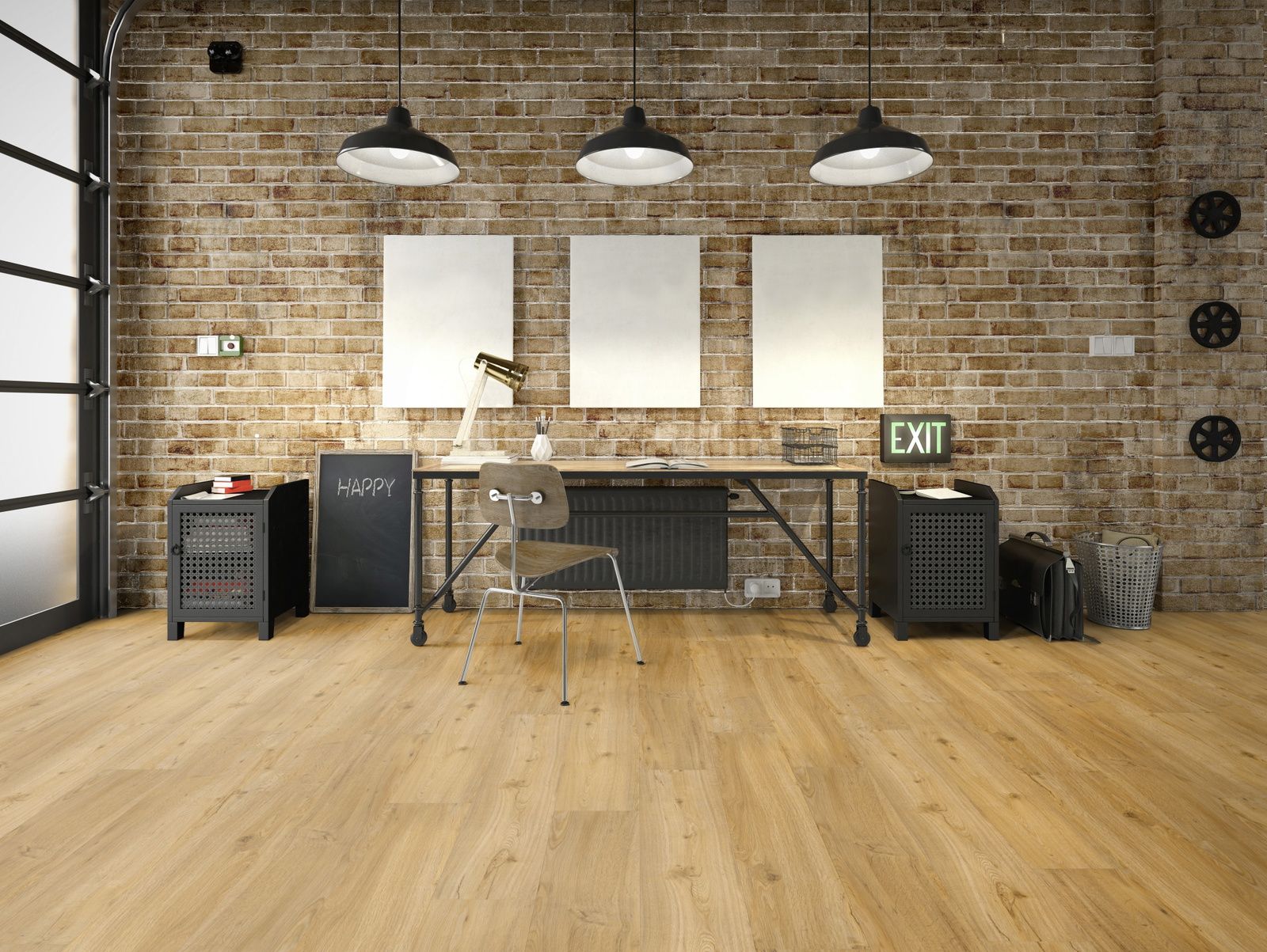 Milieubild Industrielles Wohnzimmer mit Arbeitsbereich - Friends by ter Hürne 1188200003