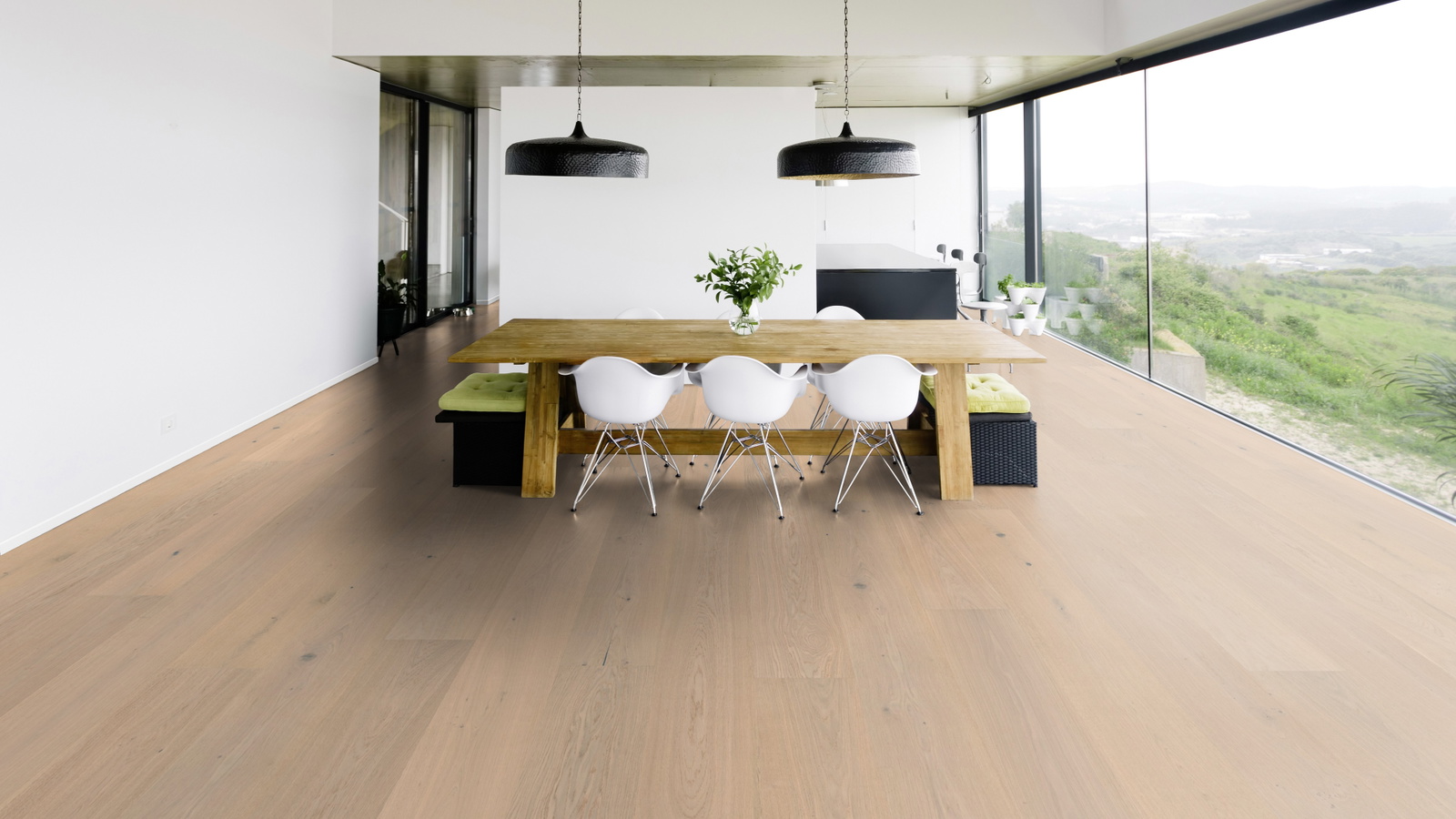Bennett & Jones Parkett Grand Houses Oak No.36 Harewood 210 Tradition Gebürstete Struktur Natur-Geölt