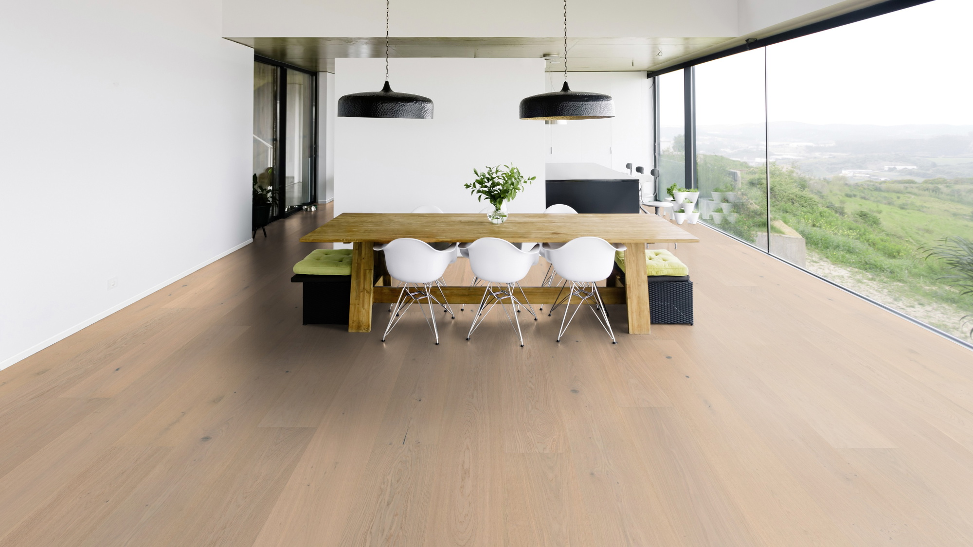 Bennett & Jones Parkett Grand Houses Oak No.36 Harewood 210 Tradition Gebürstete Struktur Natur-Geölt