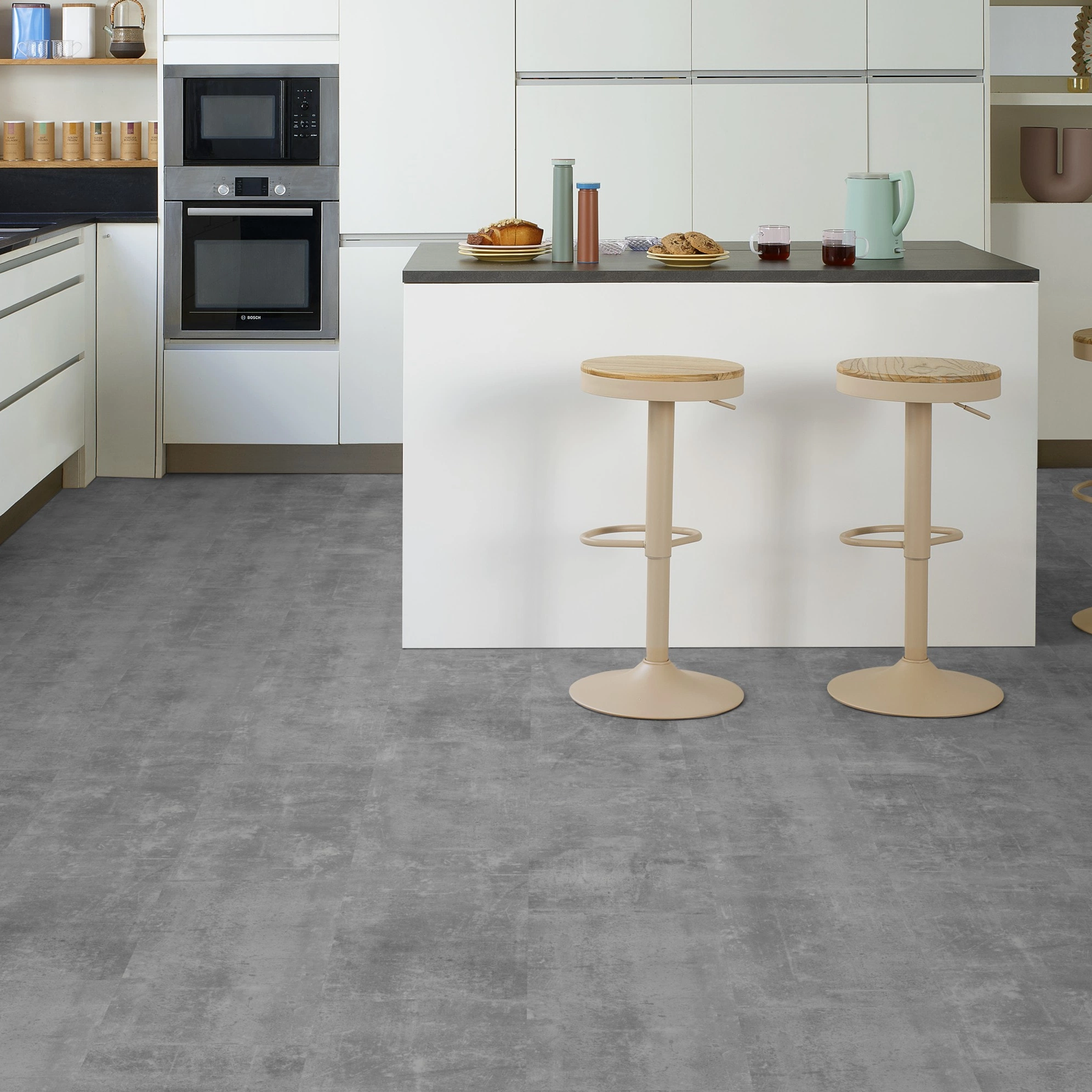 Tarkett Rigid Klick-Designboden iD Evolution Rigid Home Patina Concrete Middle Grey Tarkett Rigid Klick-Designboden iD Evolution Rigid Home Patina Concrete Middle Grey