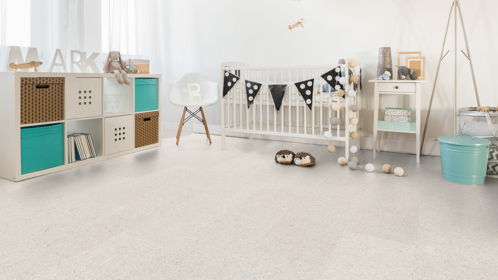 Milieubild Kinderzimmer mit weißer Krippe - Wicanders Wise 80001642