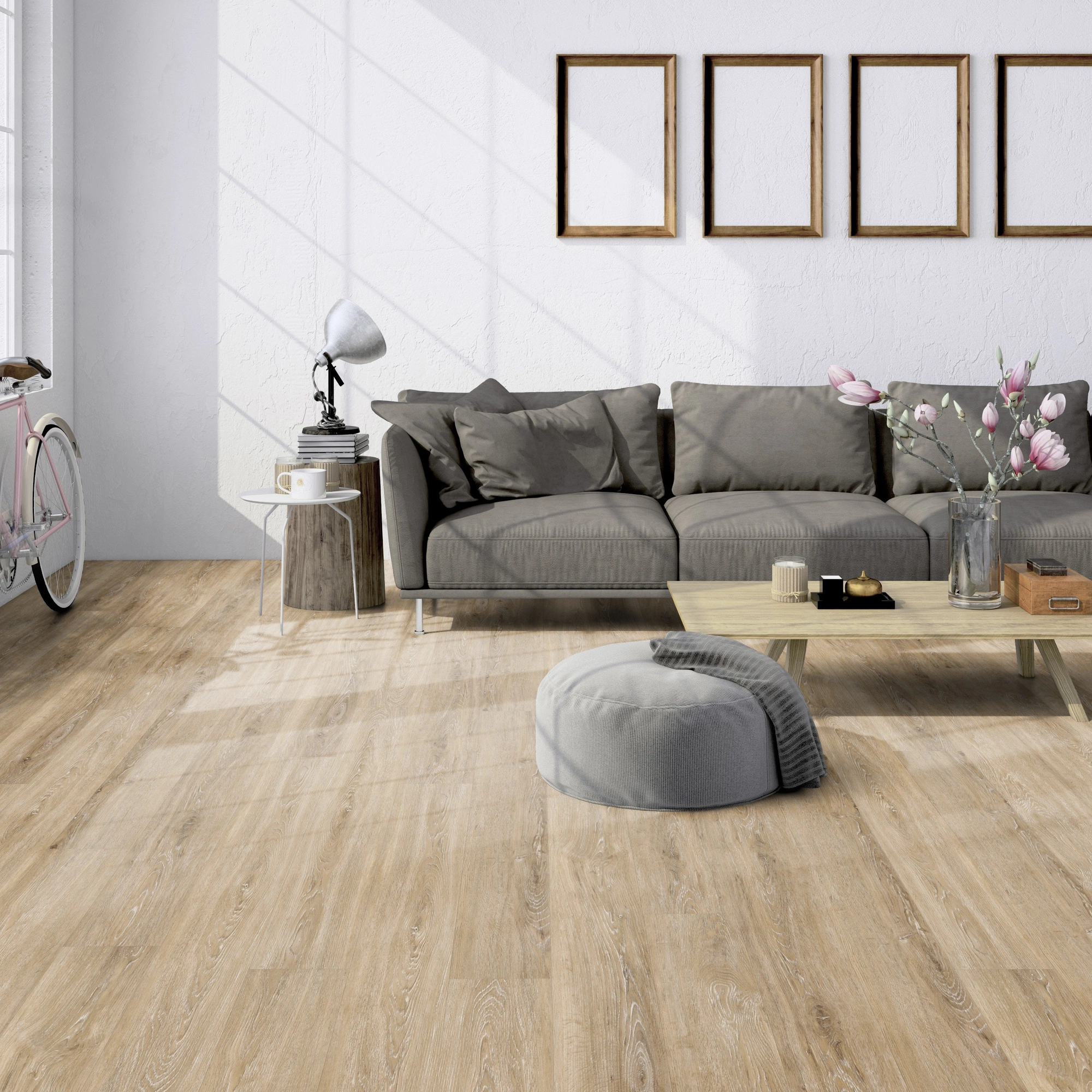Milieubild Helles Wohnzimmer im Standwohnung - Friends by ter Hürne HDF Klick-Vinyl Eiche Vincent Milieubild Helles Wohnzimmer im Standwohnung - Friends by ter Hürne 1188200002