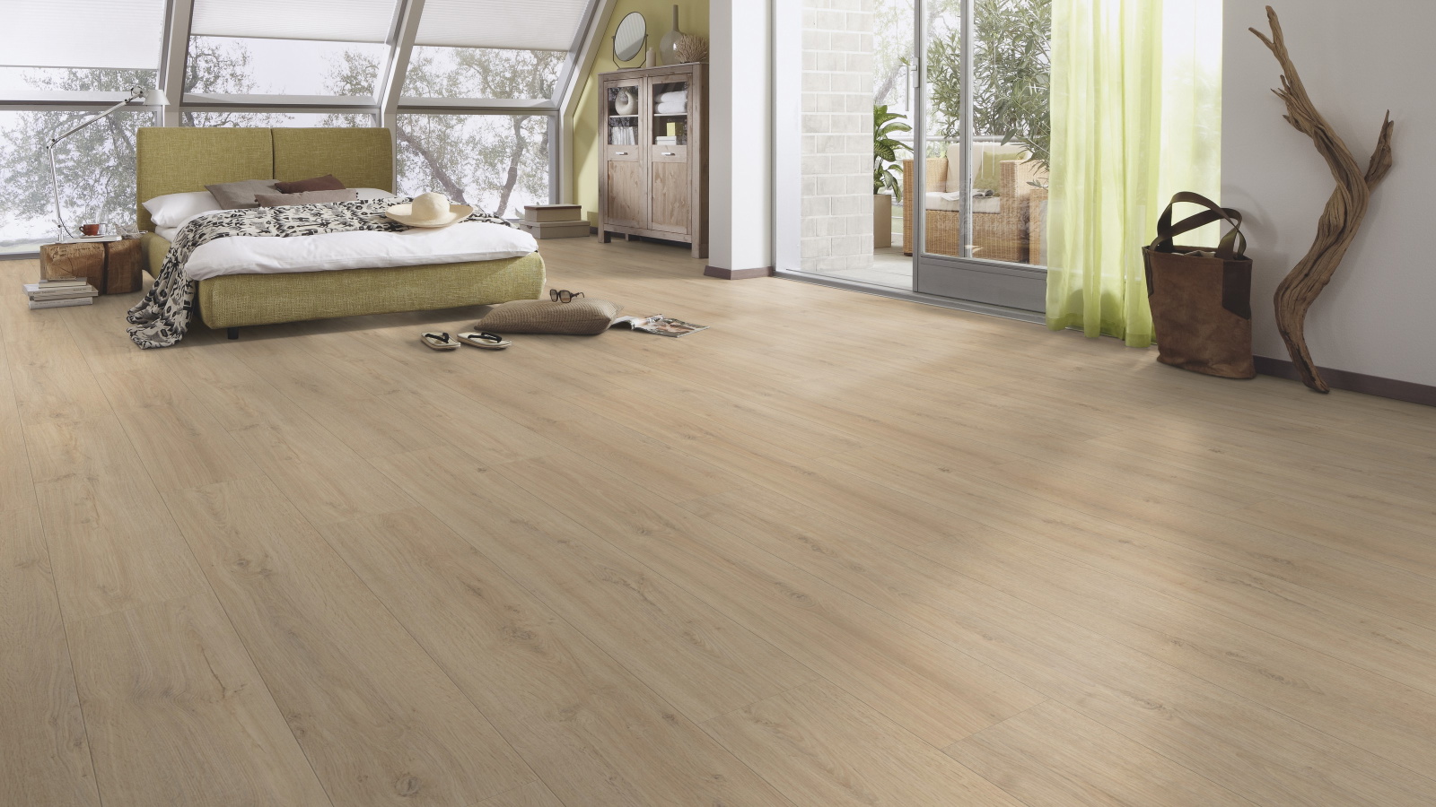 Milieubild Schlafzimmer im modernen Dachgeschoss - Meister 600017-1288198-07122