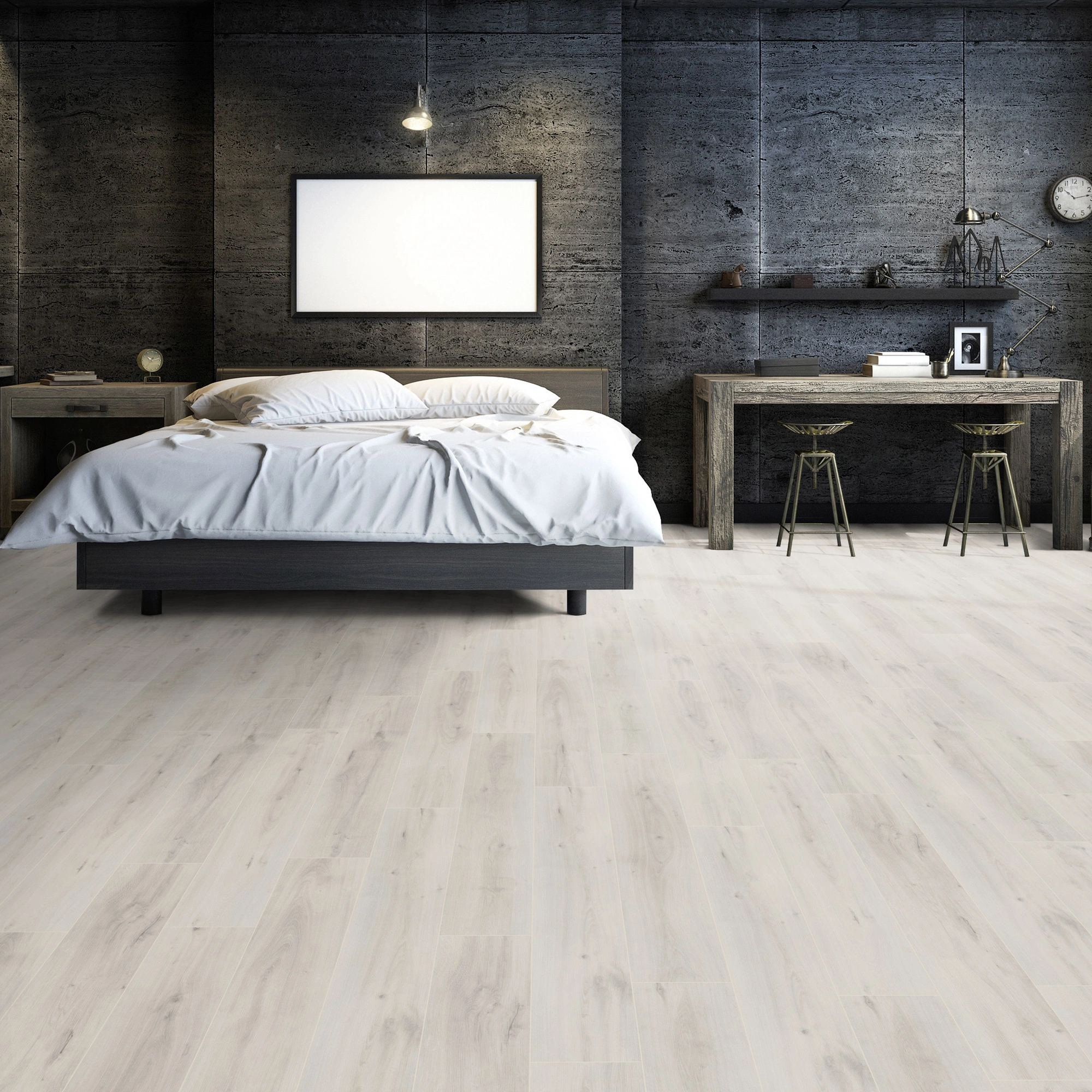 Friends by ter Hürne Laminat Eiche Blanka 273 Linear-Gebürstete Struktur Friends by ter Hürne Laminat Eiche Blanka 273 Linear-Gebürstete Struktur