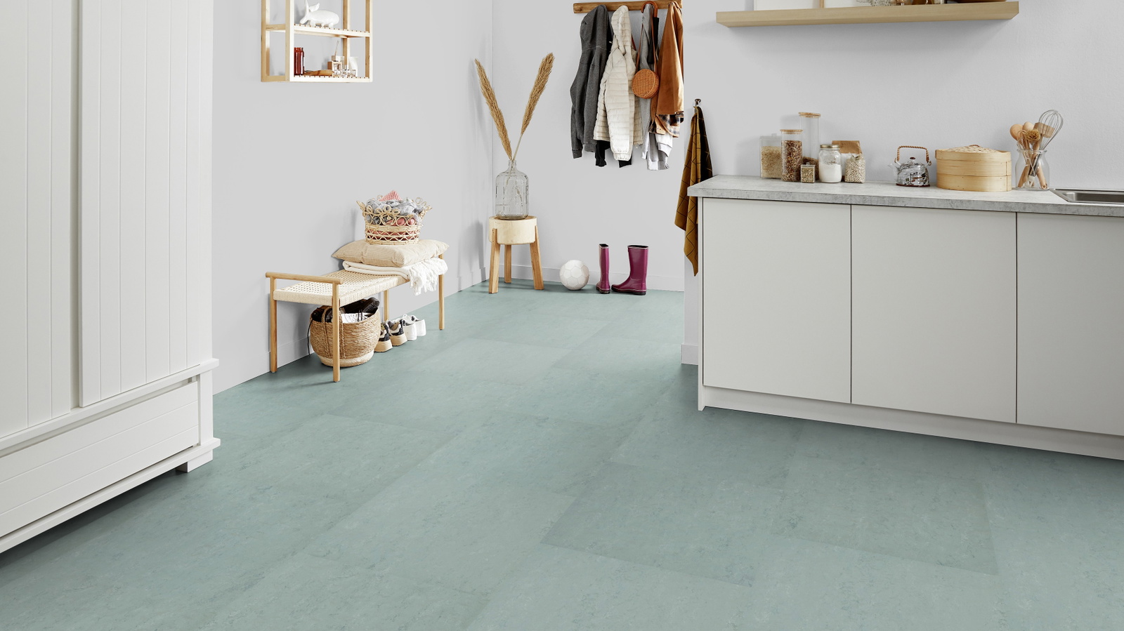 Forbo Flooring Linoleum Marmoleum Modular Accent Flint t3770