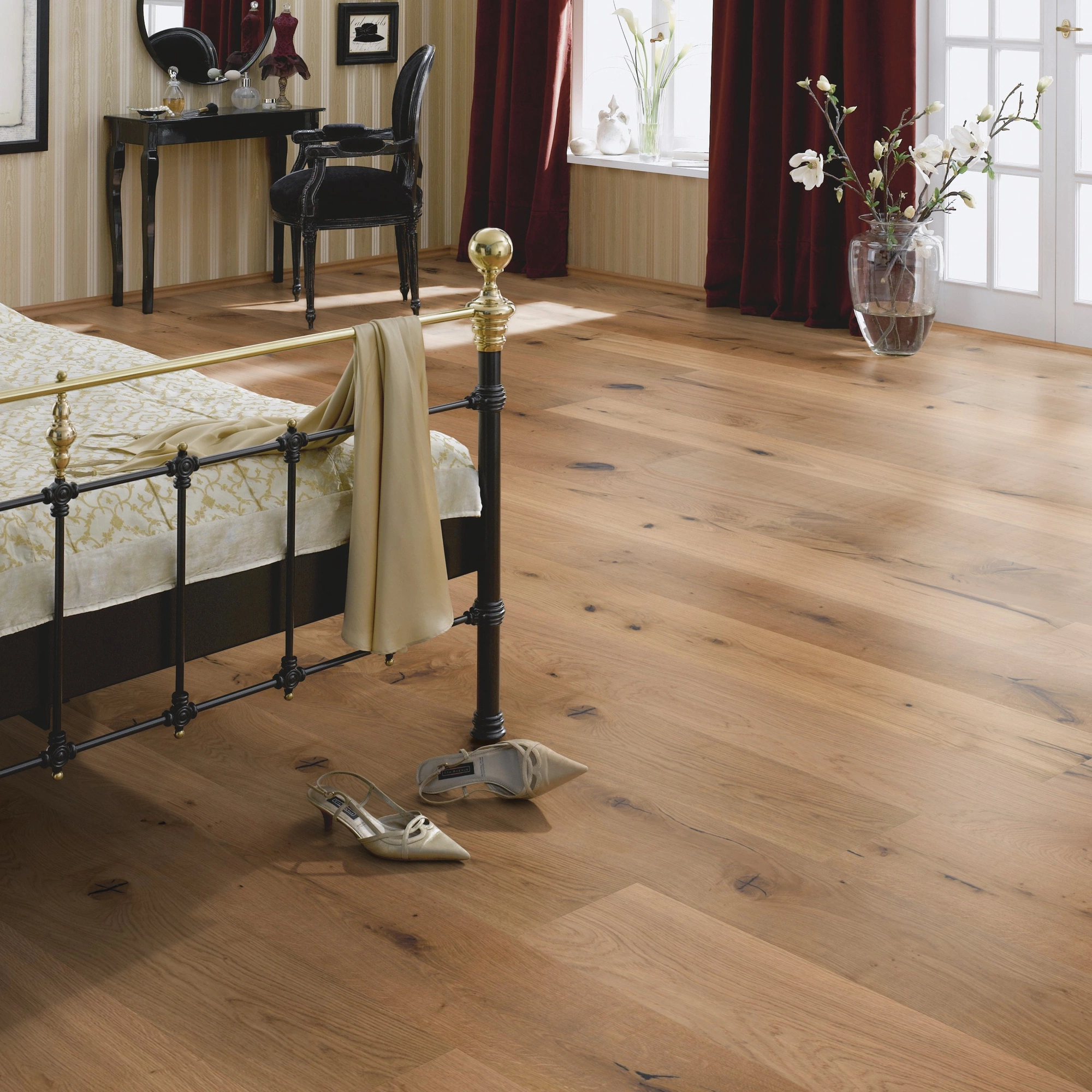 Milieubild Luxuriöses Schlafzimmer - Bennett & Jones Parkett Britain's Finest Oak No. 24 Glasgow Milieubild Luxuriöses Schlafzimmer - Bennett & Jones 1148010112