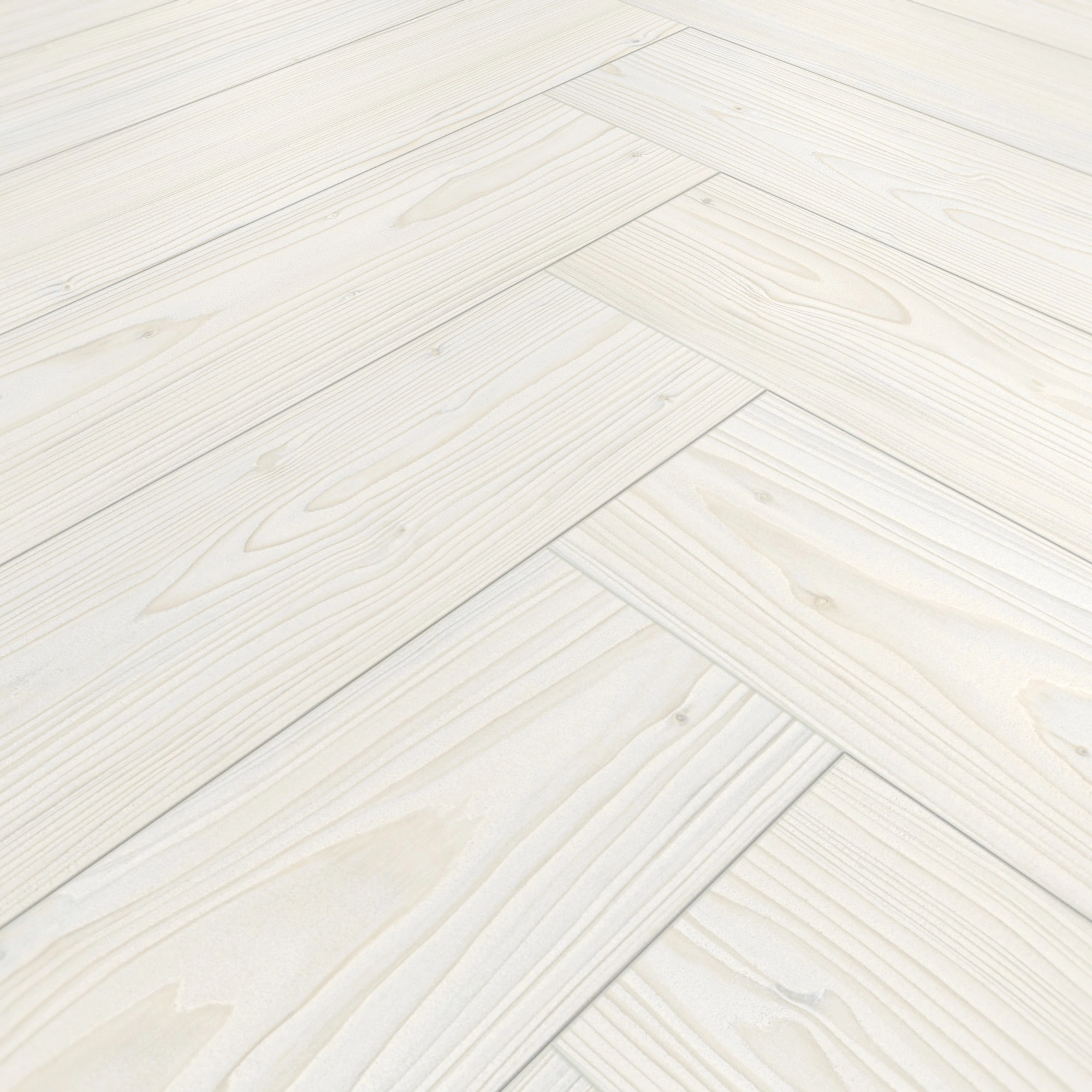 Detail Ansicht - Parador HDF Klick-Designboden Modular ONE Fischgrät Lärche Apollo weiß Detail Ansicht - Parador 1748739