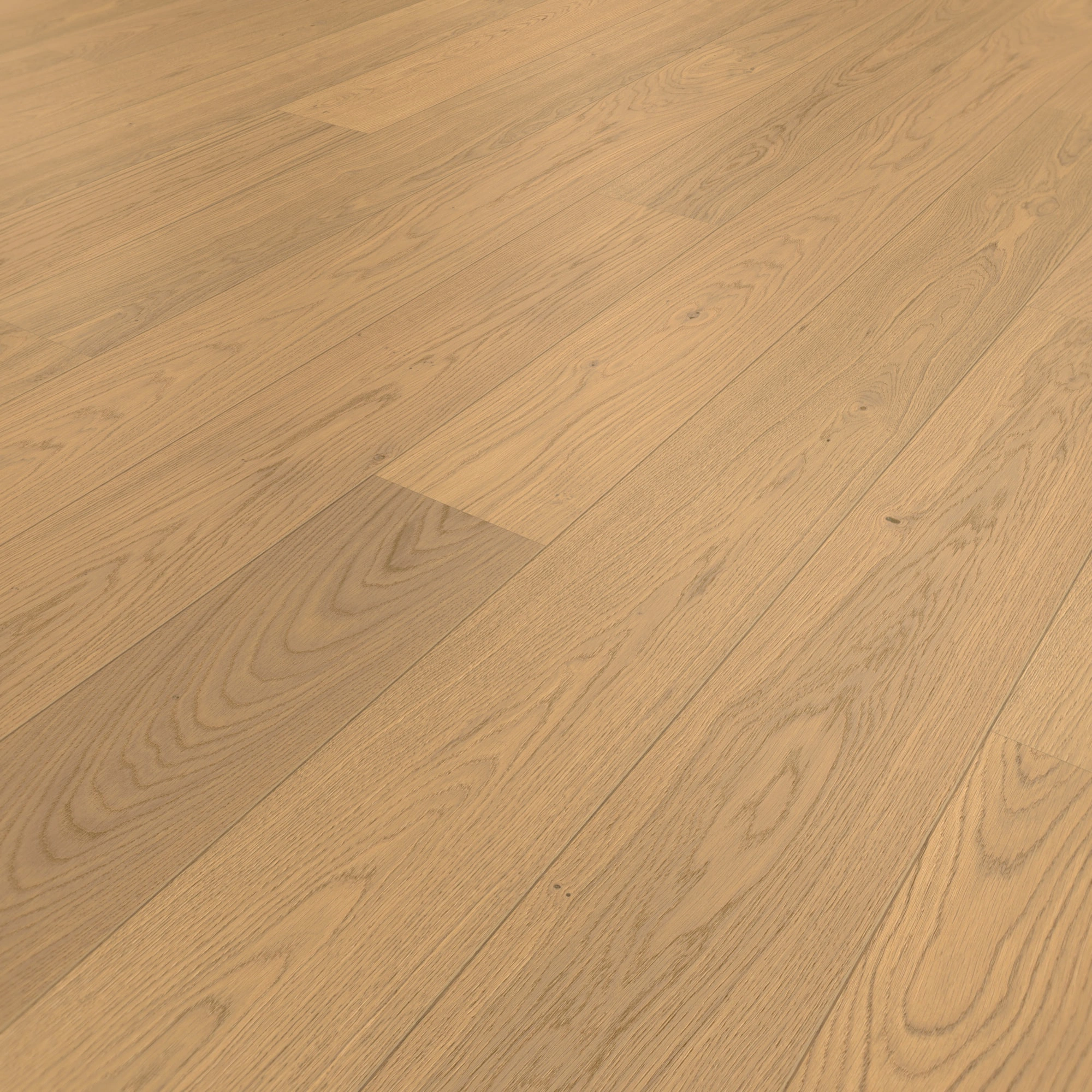 Perspektivische Ansicht - MEISTER Holzboden HD 400 Lindura Eiche natur creme Perspektivische Ansicht - MEISTER 500214-2200205-08966