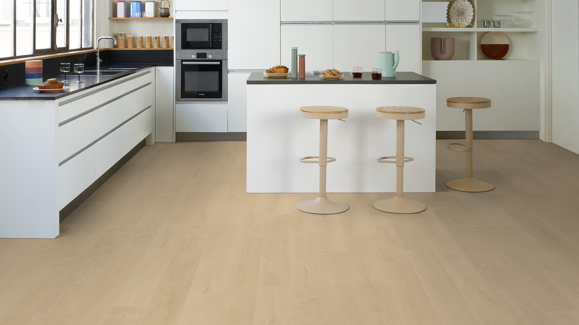 Tarkett Rigid Klick-Designboden iD Evolution Rigid Home Chatillon Oak Light Beige Tarkett Rigid Klick-Designboden iD Evolution Rigid Home Chatillon Oak Light Beige