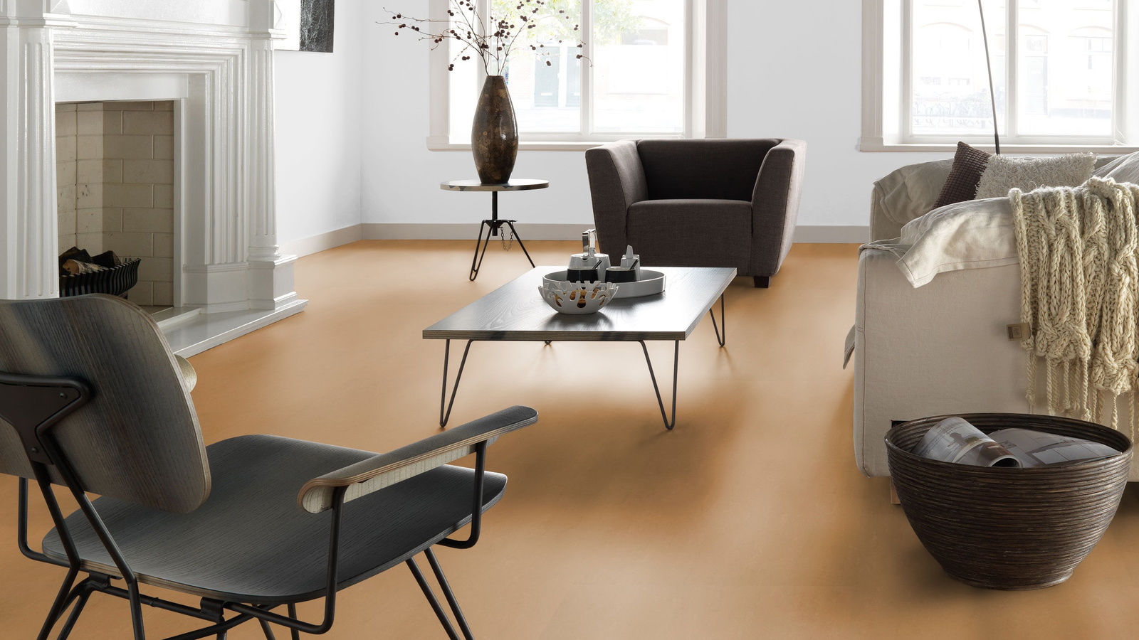Forbo Flooring Linoleum Marmoleum Modular Accent Tiger's Eye t3772