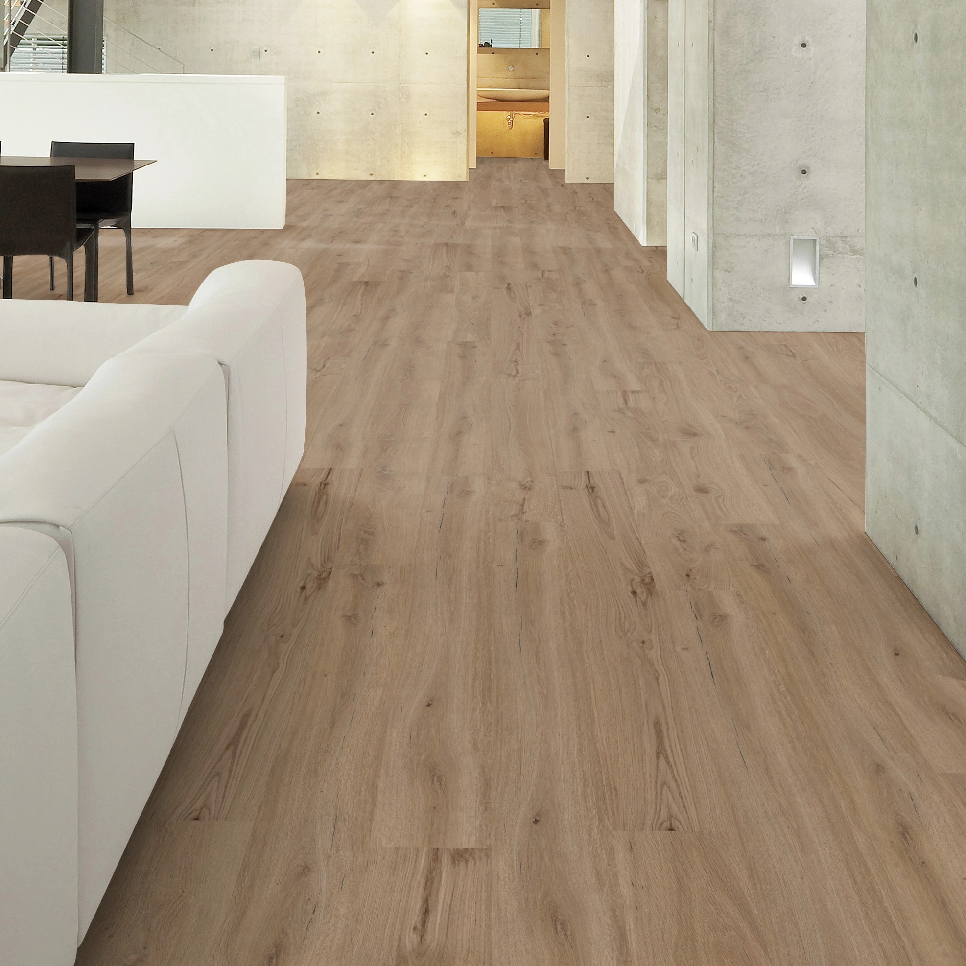 Milieubild Wohnzimmer im Loft-Stil - Wicanders Wise HDF Klick-Designboden wood Natural Dakota Oak Milieubild Wohnzimmer im Loft-Stil - Wicanders Wise 80003593