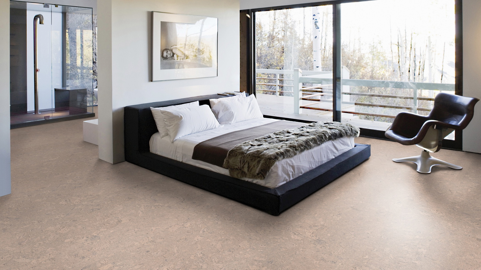 Milieubild Schlafzimmer mit Balkon - Wicanders Wise 80002262