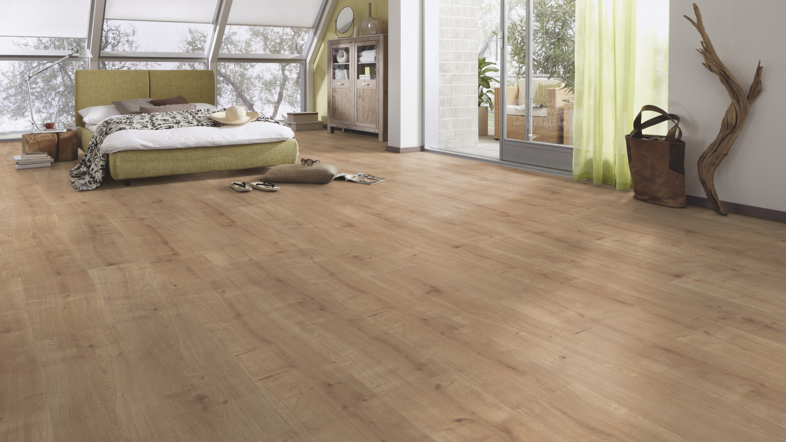 Milieubild Schlafzimmer im modernen Dachgeschoss - MEISTER 600012-1288198-06396