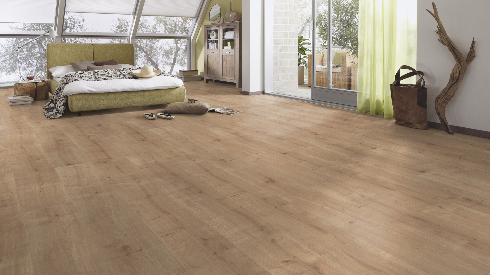 Milieubild Schlafzimmer im modernen Dachgeschoss - MEISTER 600012-1288198-06396