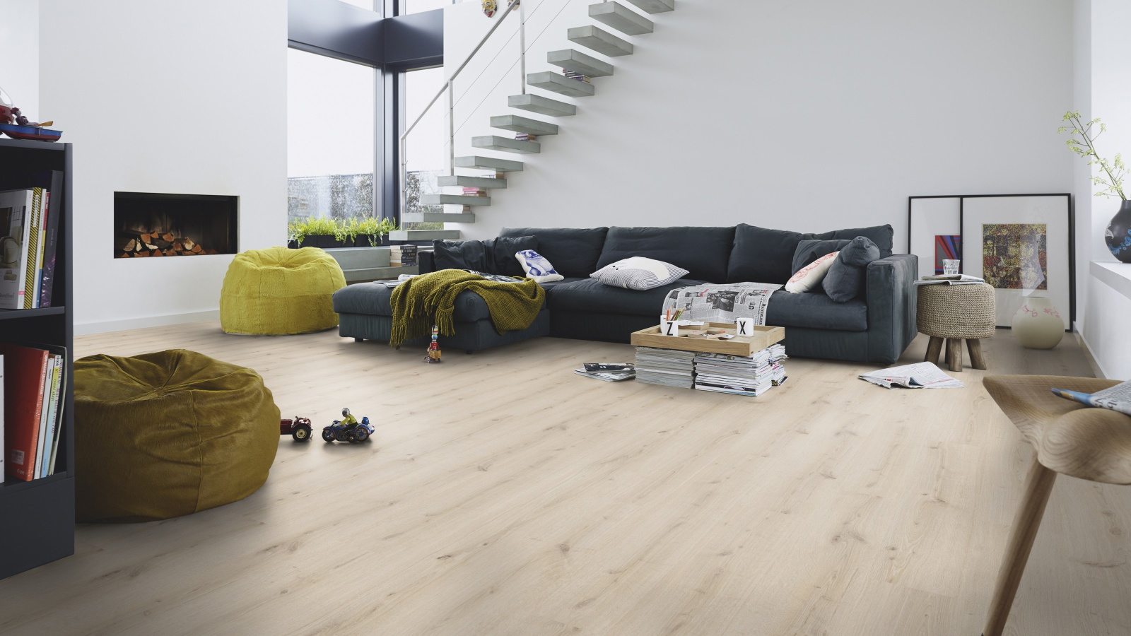 Milieubild Modernes Wohnzimmer mit Kamin - MEISTER 600014-1288198-07119