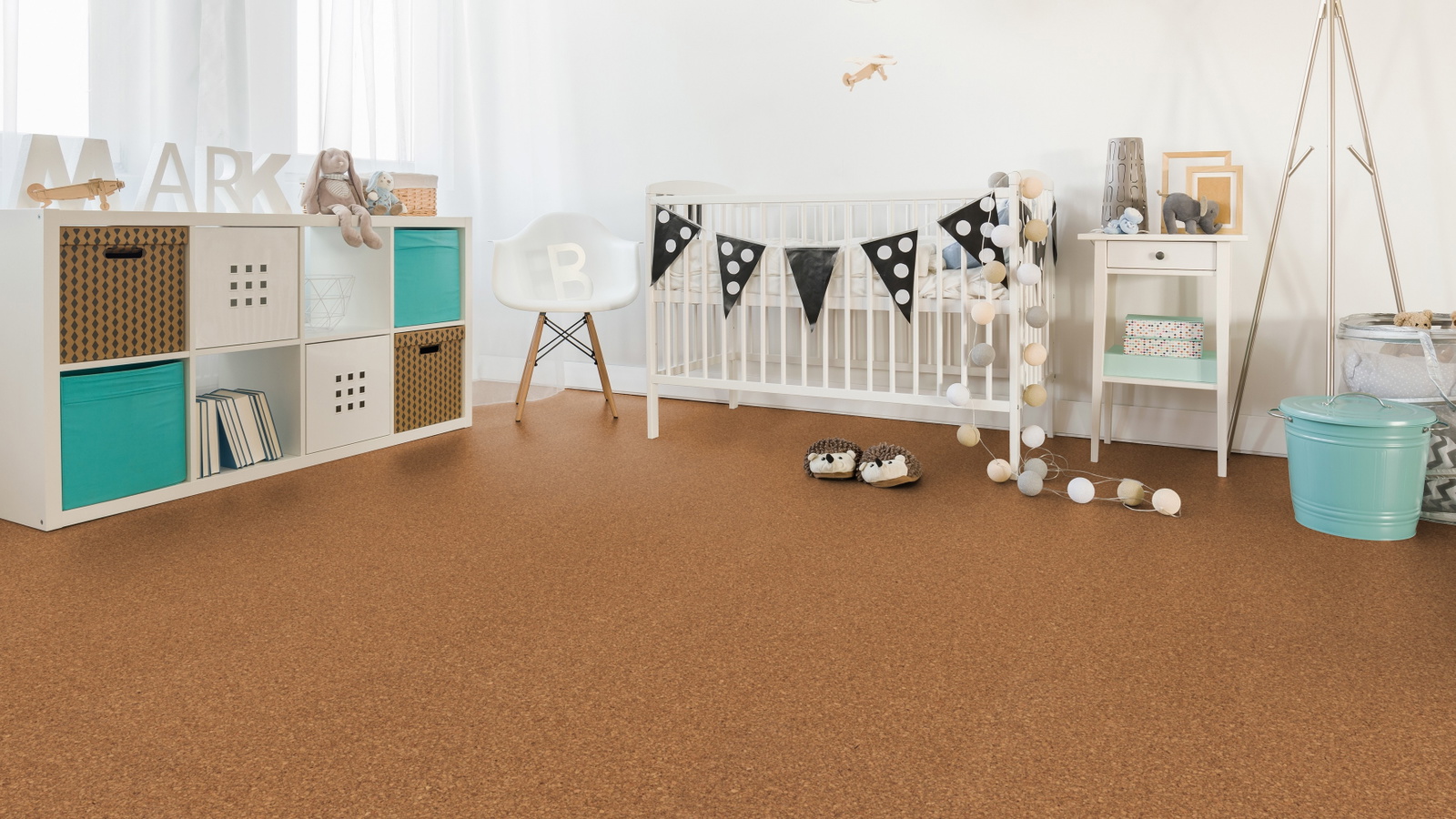 Milieubild Kinderzimmer mit weißer Krippe - Wicanders 80002234