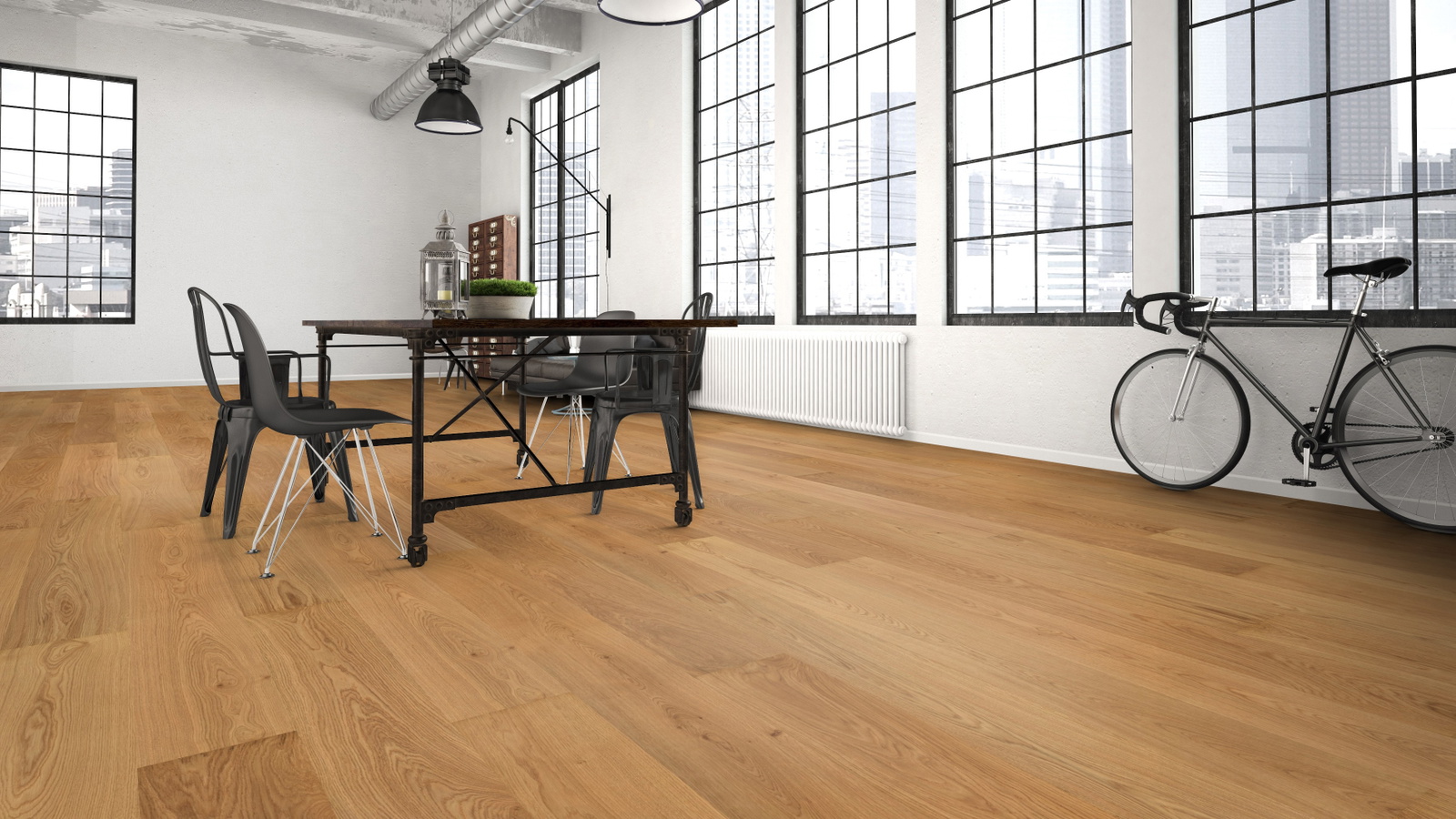 Milieubild Wohnzimmer im industriellen Stil - Bennett & Jones 1148012291