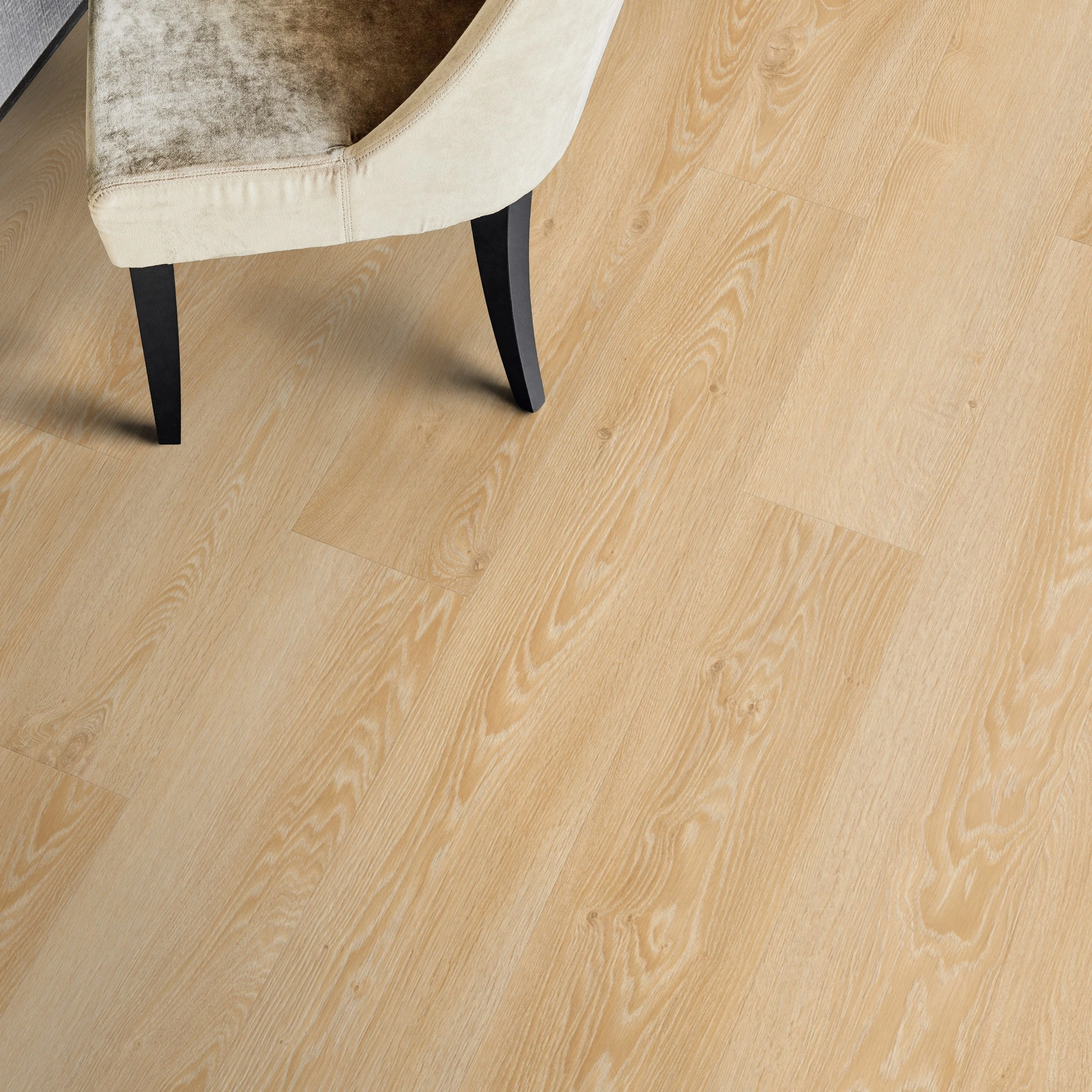 Milieubild Esszimmer - Draufsicht - Tarkett Rigid Klick-Vinyl Essence Rigid 55 Cool Oak Classical Milieubild Esszimmer - Draufsicht - Tarkett 260030001