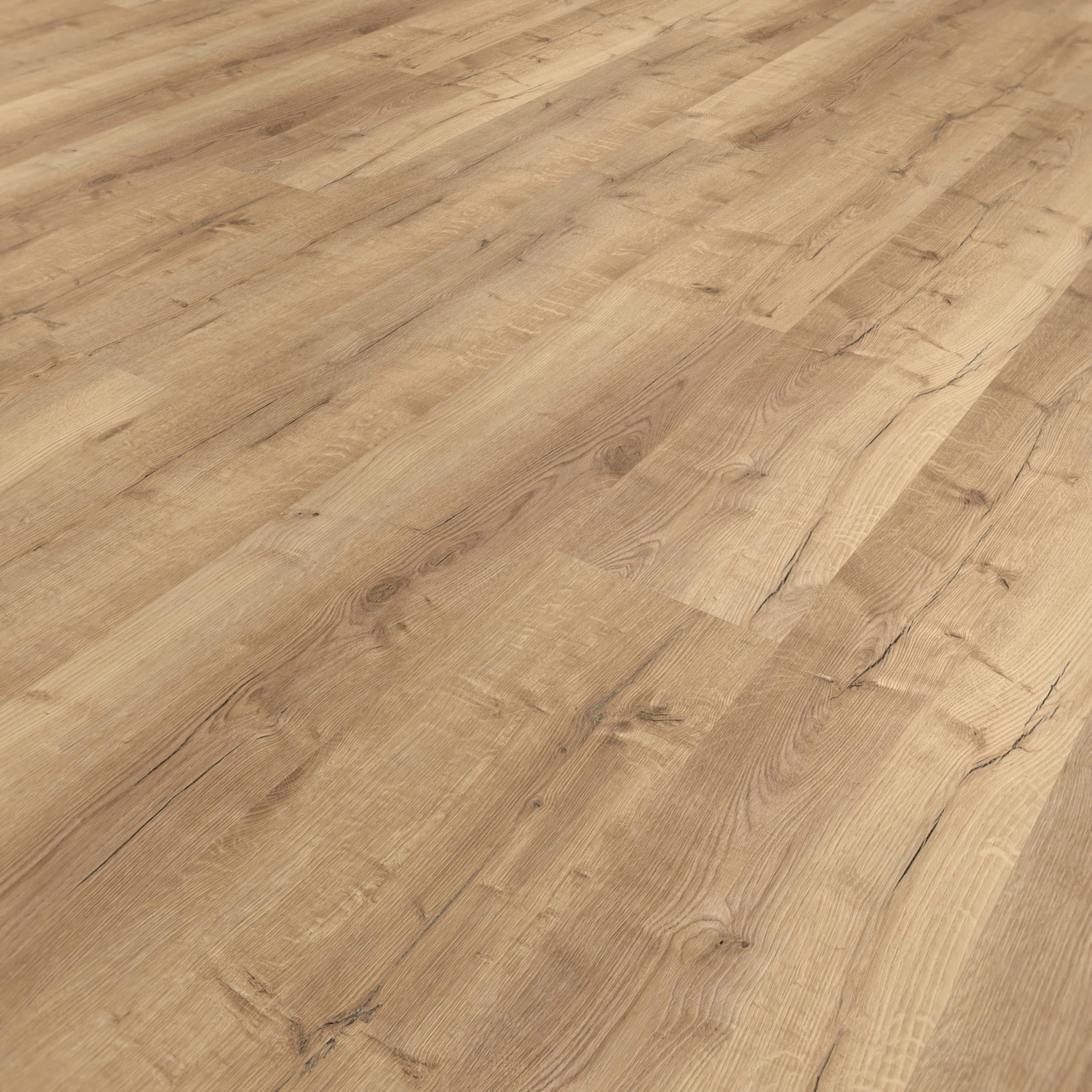 Perspektivische Ansicht - wineo Klebe-Vinyl wineo 400 wood XL Comfort Oak Brown Perspektivische Ansicht - wineo DB293WXL