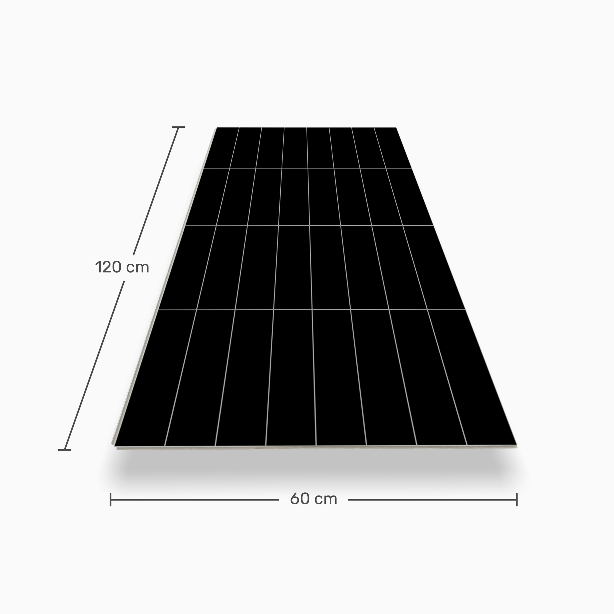 nexwall SPC Wandverkleidung Remura XL Black Metro 120cm