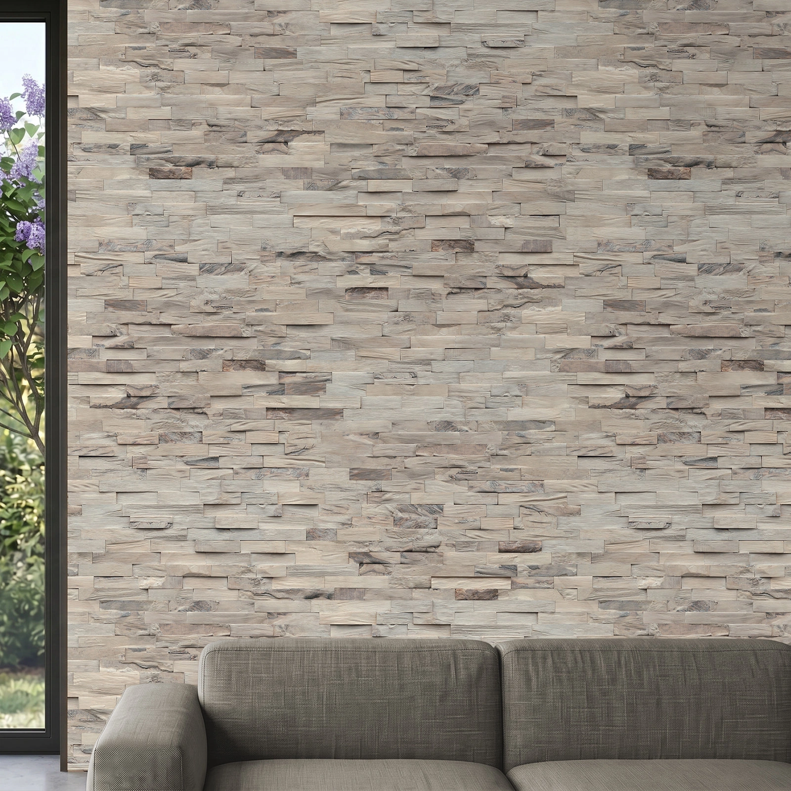 Perspektivische Ansicht - nexwall nature undefined Rimba Coastal Washed Blonde Perspektivische Ansicht - nexwall nature NXWN-45020-003