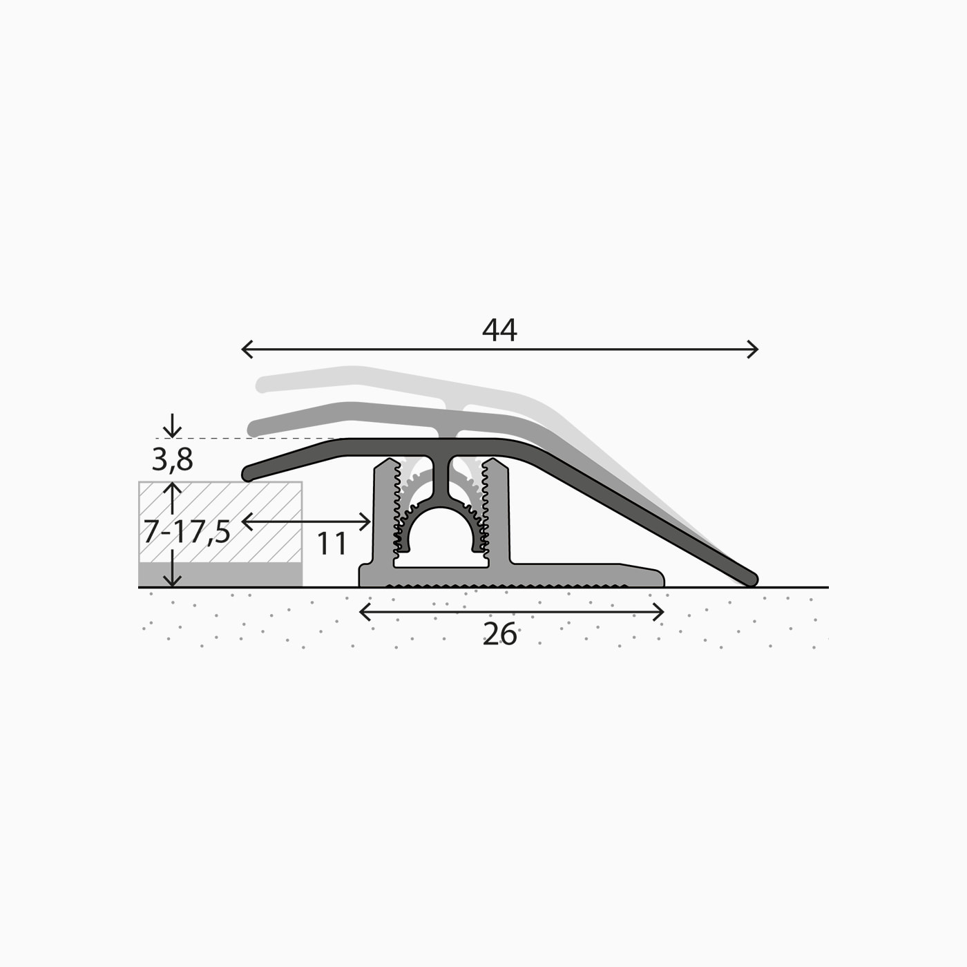 Prinz PROFI-TEC Master Anpassungsprofil Nr. 307 270cm