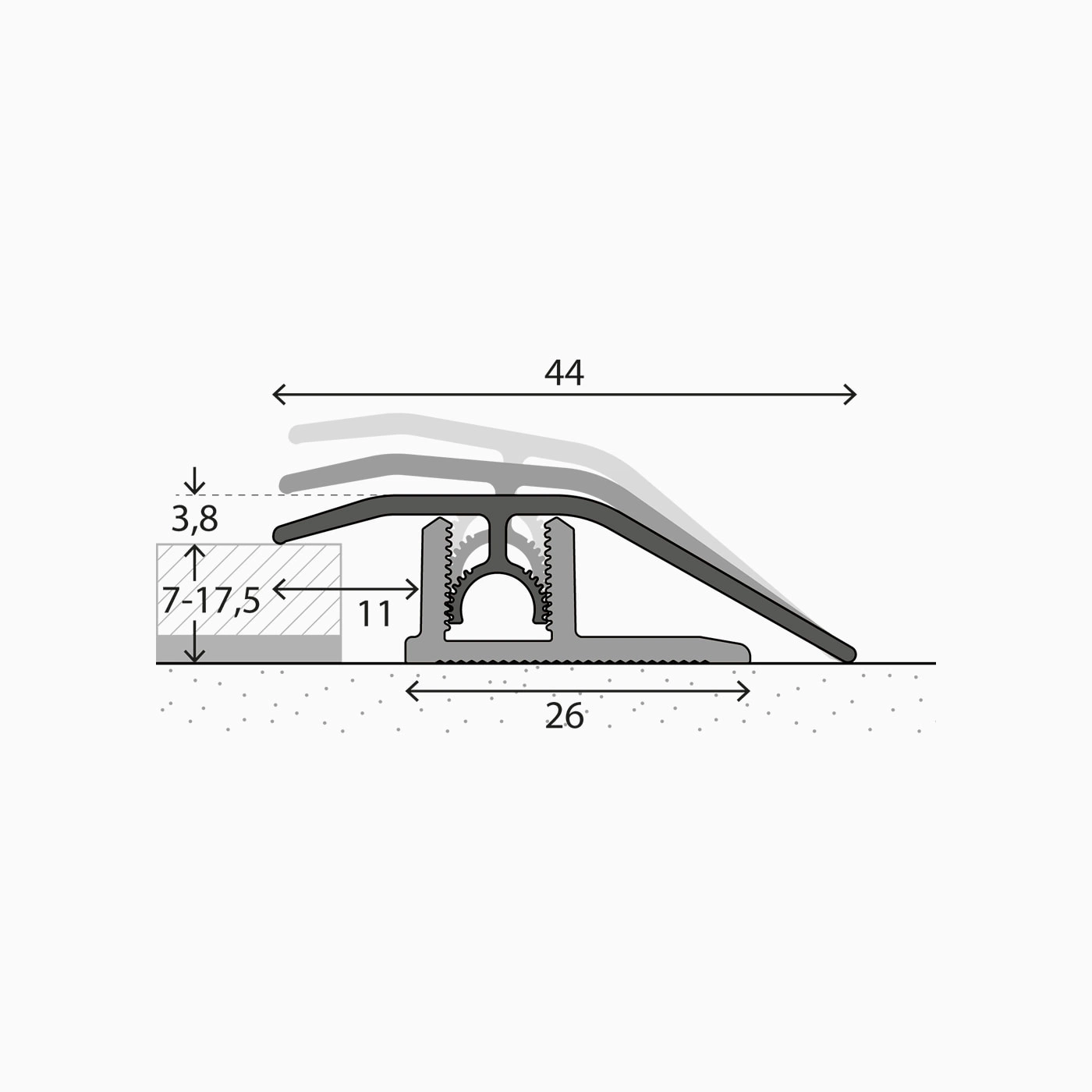 Prinz PROFI-TEC Master Anpassungsprofil Nr. 307 270cm Prinz PROFI-TEC Master Anpassungsprofil Nr. 307 270cm