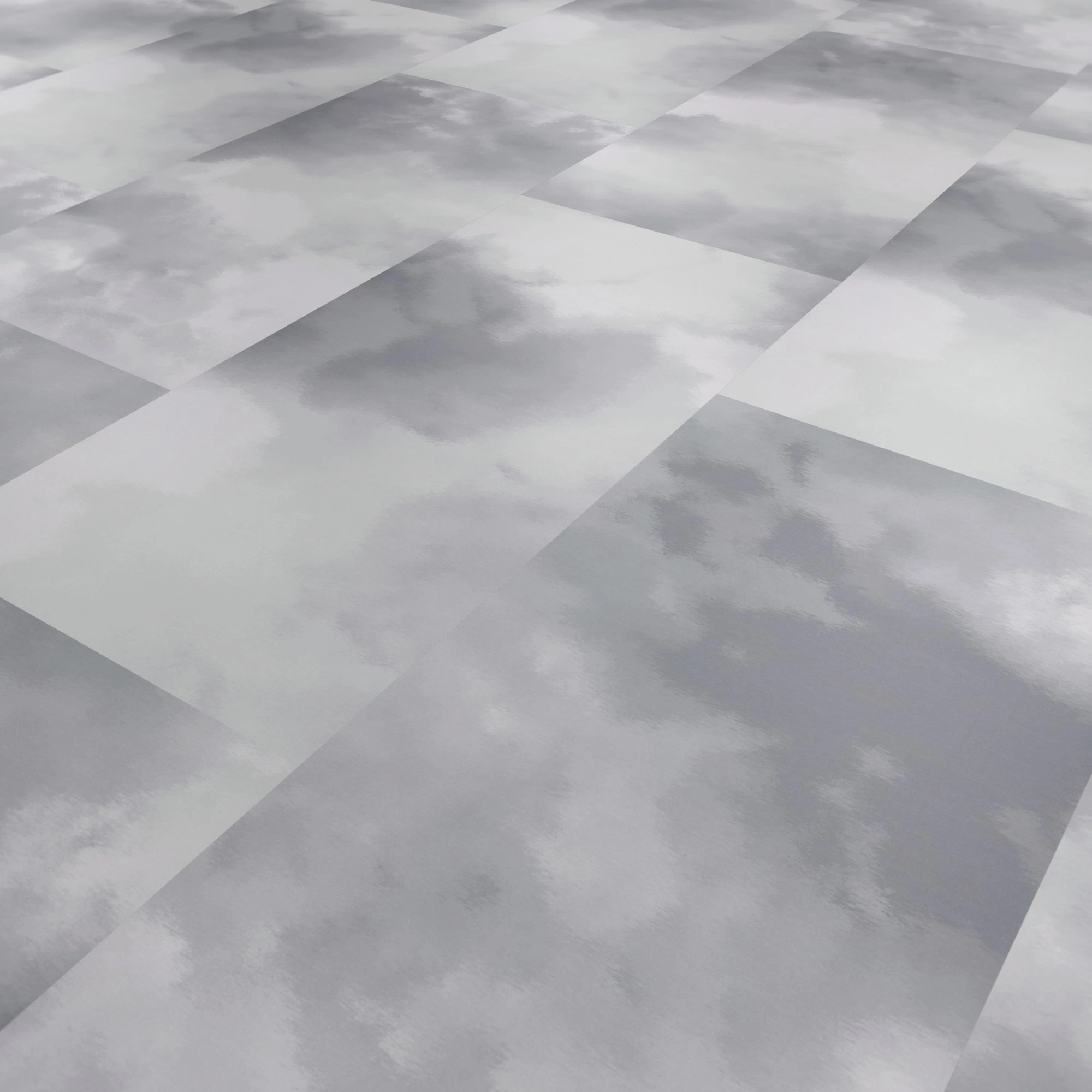 Perspektivische Ansicht - Forbo Flooring Klebe-Vinyl Allura Dryback 0.55 Material Blue Clouds Perspektivische Ansicht - Forbo Flooring 243750