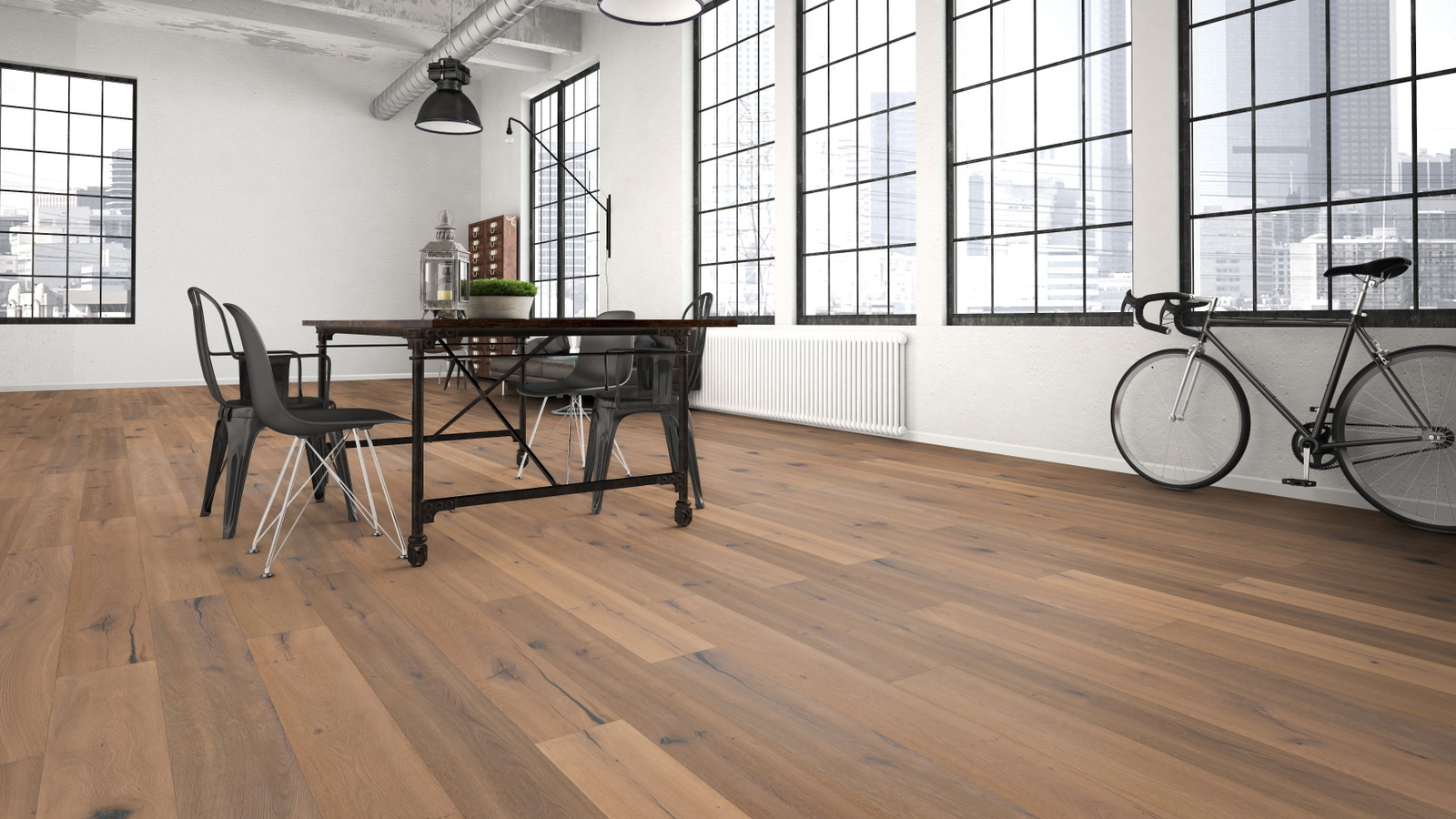 Milieubild Wohnzimmer im industriellen Stil - Bennett & Jones 1148011015
