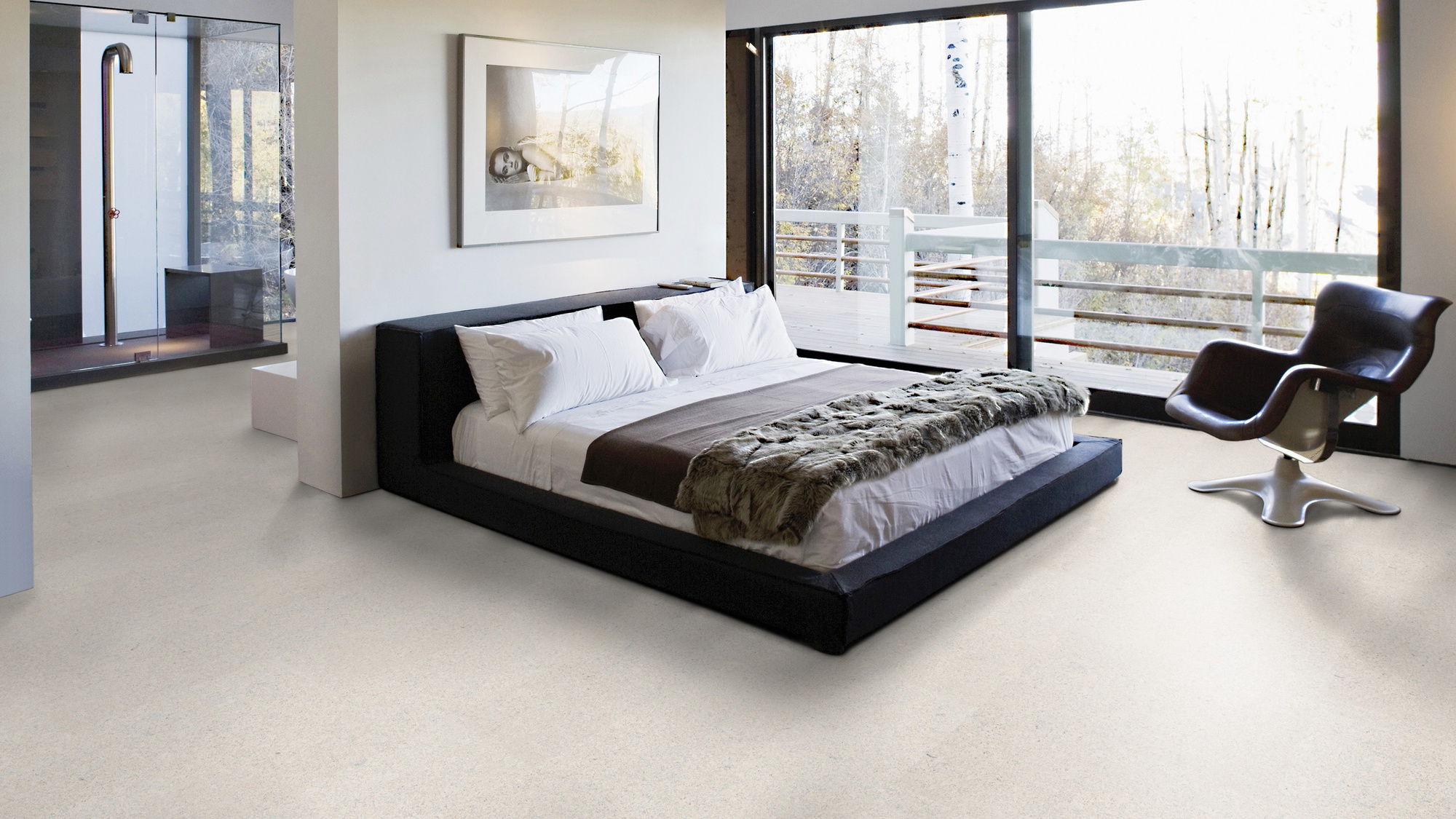 Milieubild Schlafzimmer mit Balkon - Wicanders Wise 80001642