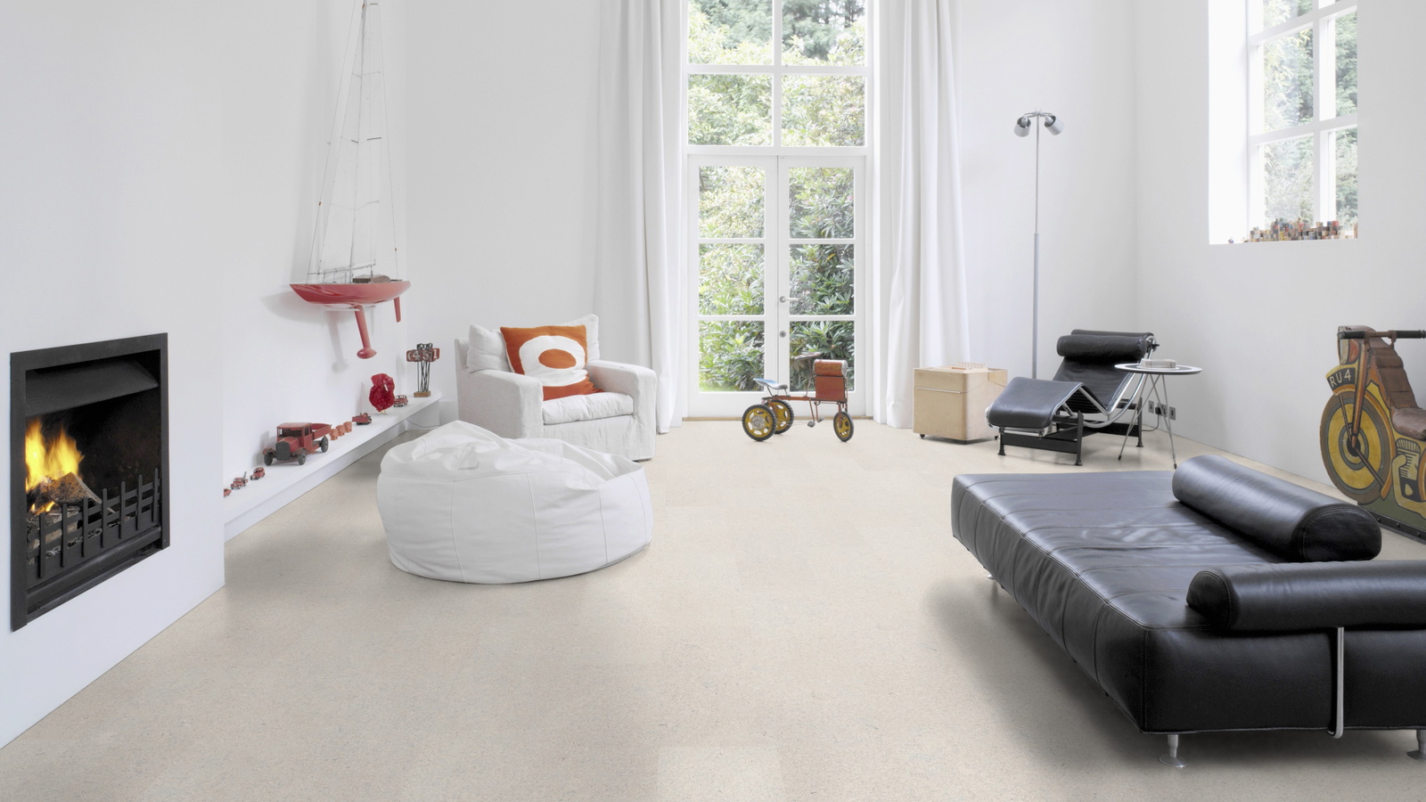 Milieubild Altbau-Wohnzimmer mit Kamin - Wicanders Wise 80001642