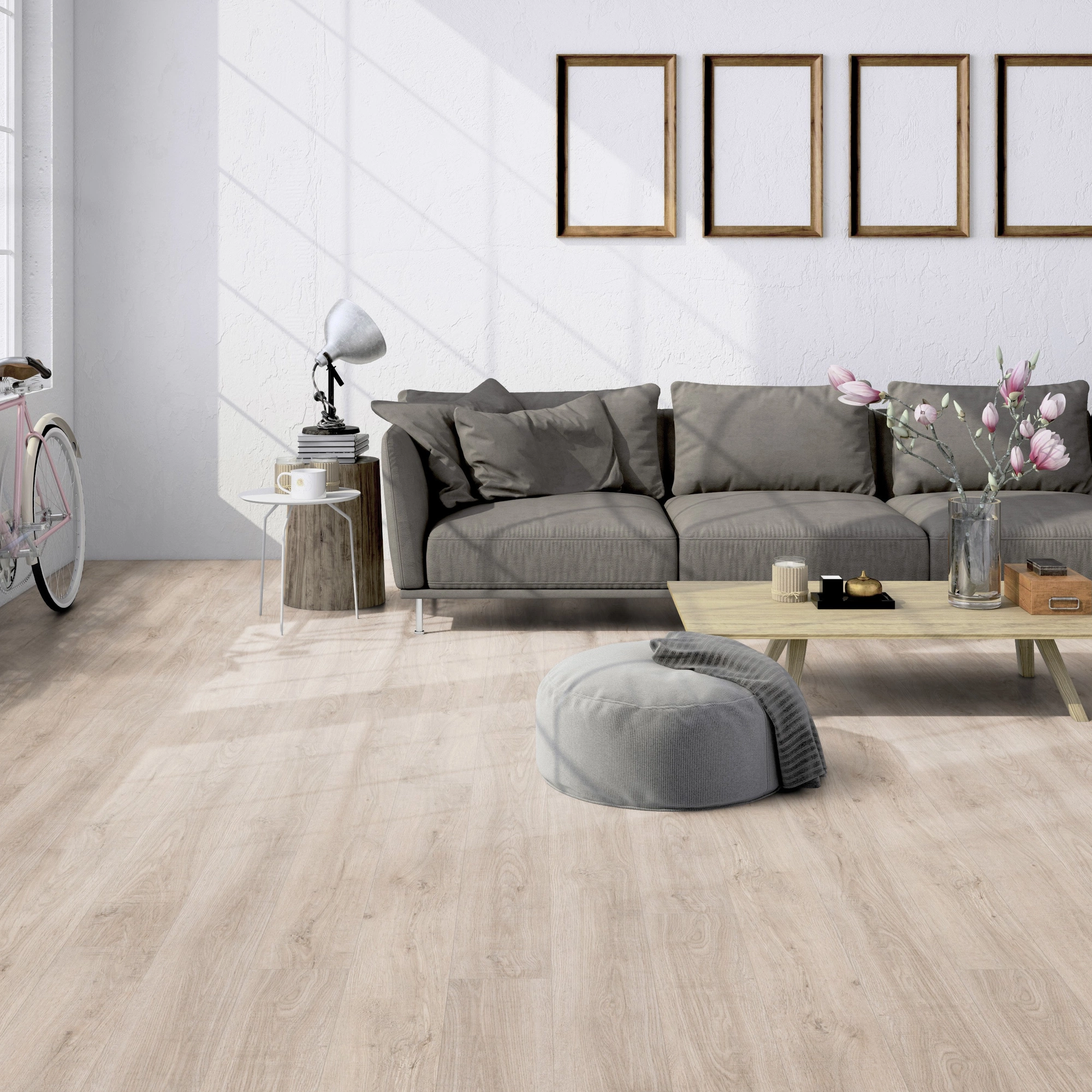 Milieubild Helles Wohnzimmer im Standwohnung - Friends by ter Hürne HDF Klick-Vinyl Eiche Theo Milieubild Helles Wohnzimmer im Standwohnung - Friends by ter Hürne 1188200001
