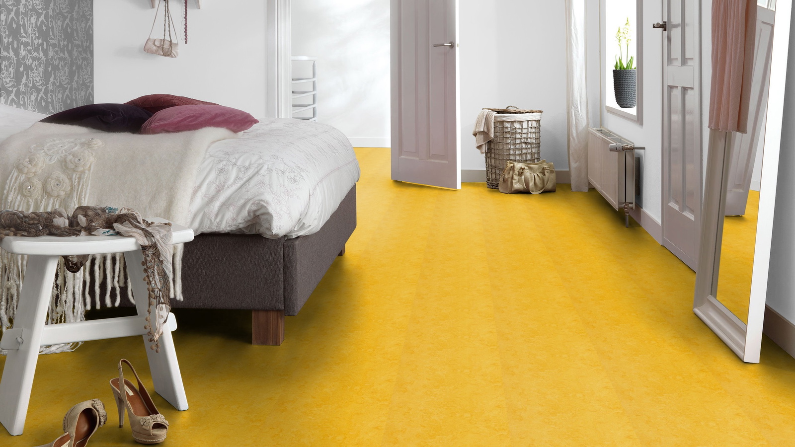 Forbo Flooring Linoleum Marmoleum Click Lemon Zest 333251